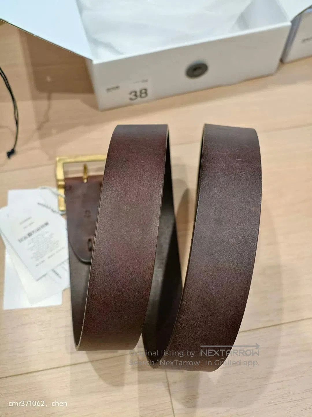 Visvim VISVIM 24AW PLAIN BELT 40MM. Size ONE SIZE - 4 Thumbnail