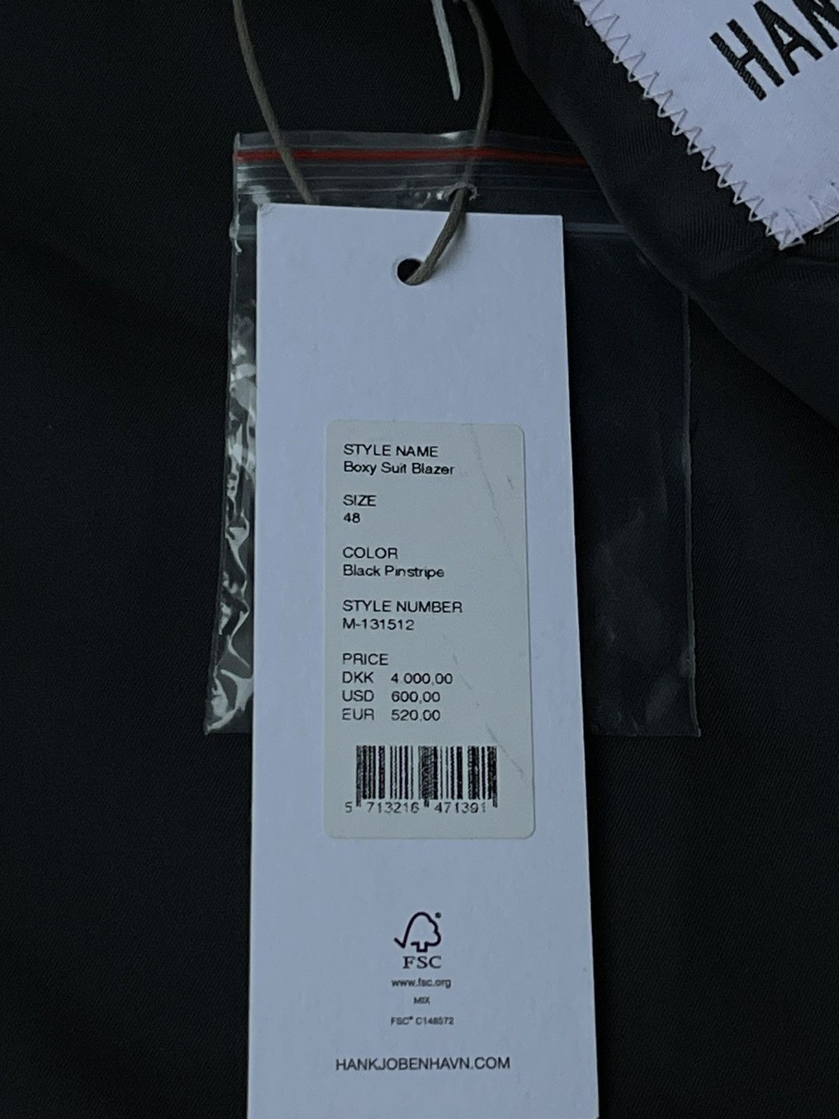 Han Kjobenhavn !DS! AW22 Han Kjobenhavn Boxy Suit Stripped Blazer Size 38R - 22 Thumbnail