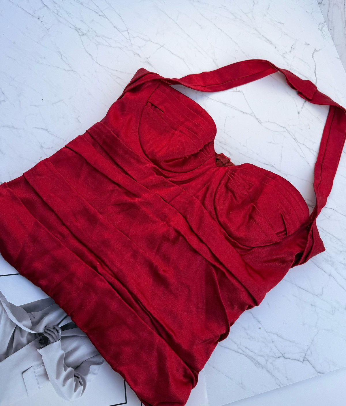 Dolce & Gabbana dolce & gabbana red top corset Size S / US 4 / IT 40 - 18 Thumbnail