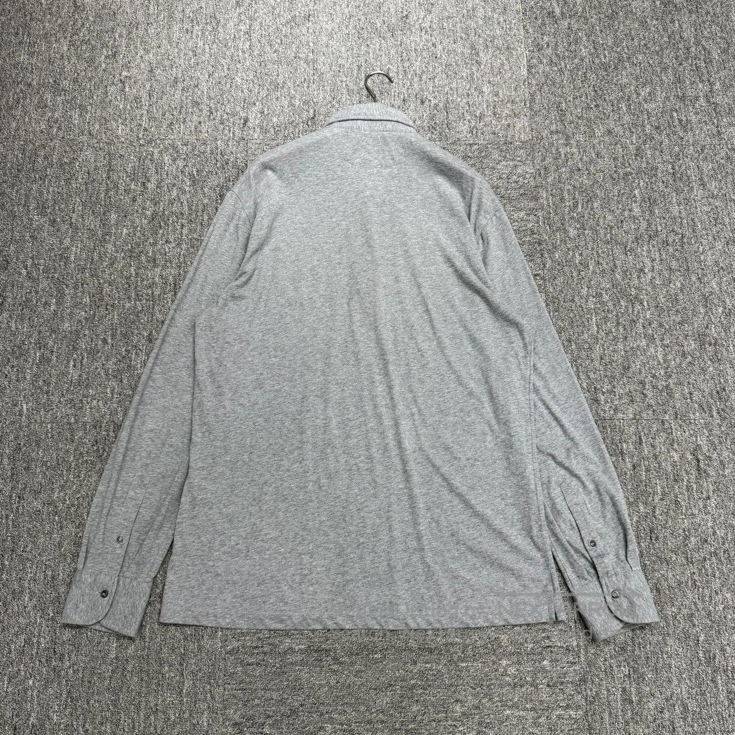 Brunello Cucinelli Brunello Cucinelli size52 Gray long-sleeved shirt| Size US L / EU 52-54 / 3 - 2 Thumbnail