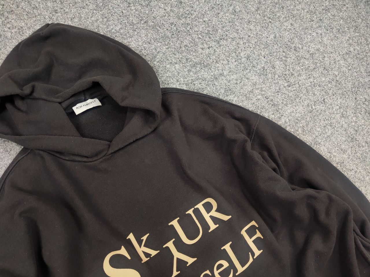 Askyurself Askyurself Design Dark Faded Color Logo Oversized Hoodie Size US L / EU 52-54 / 3 - 8 Thumbnail