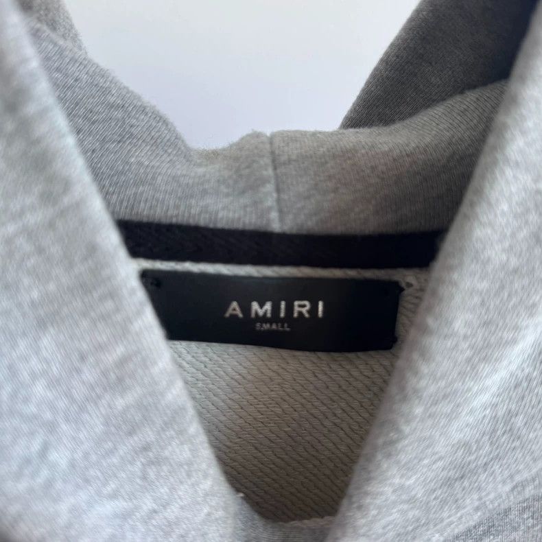 Amiri Amiri genuine grey heartbreak hoodie Size US S / EU 44-46 / 1 - 4 Thumbnail