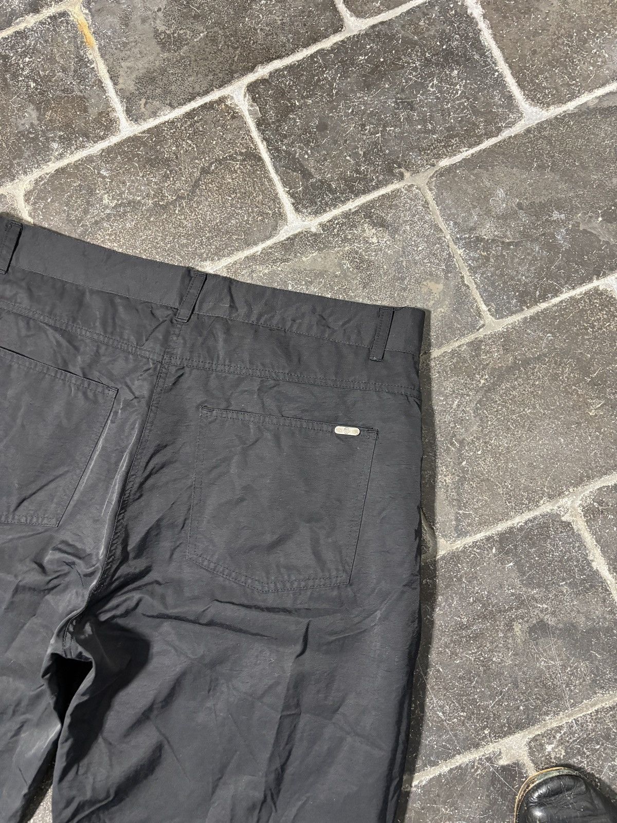 Urban Behavior Vintage Nylon Pants Y2K Urban Behavior Mens Prada Waxed 90s Size US 33 - 3 Thumbnail