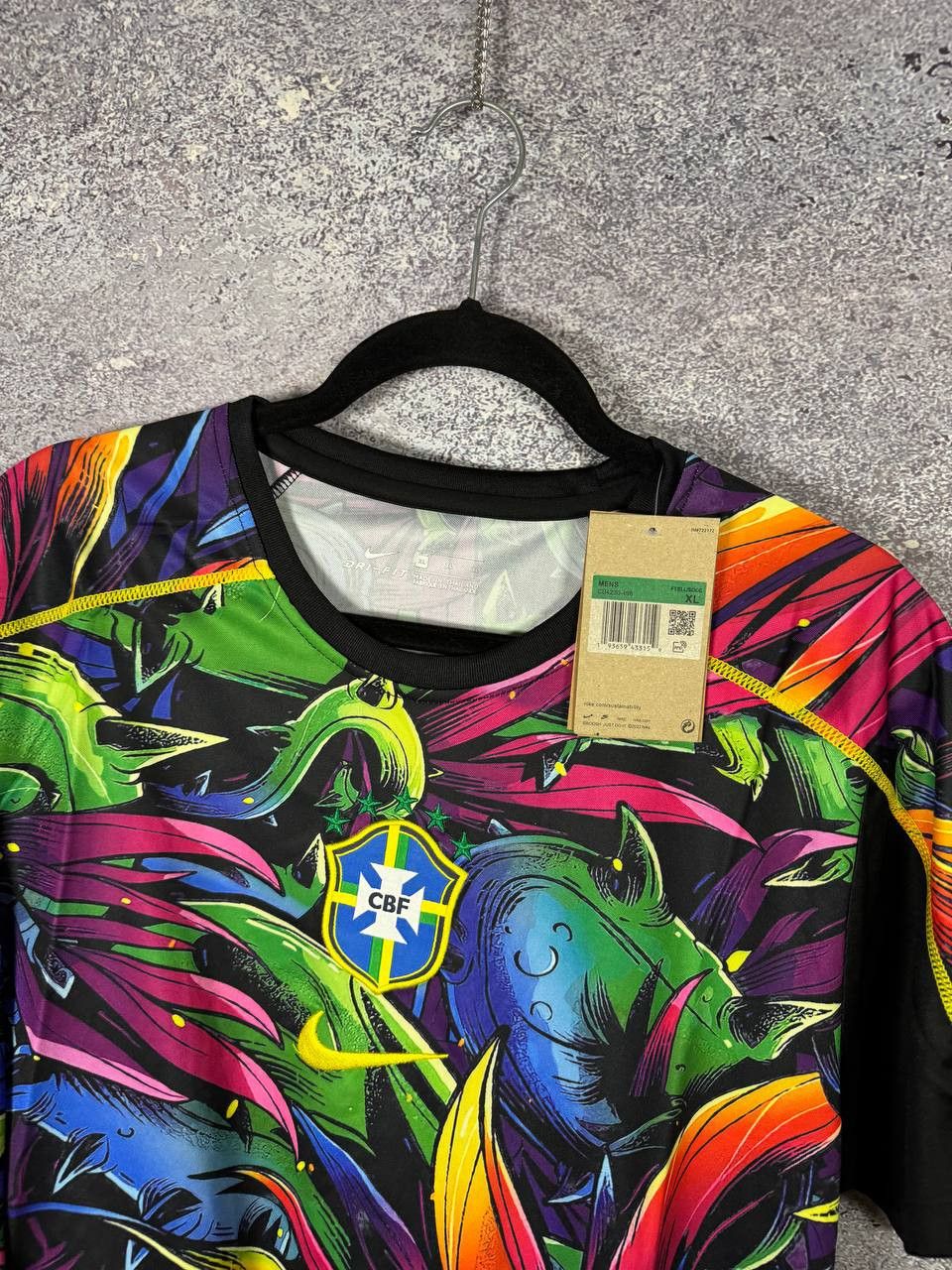 Other Brazil ALL OVER PRINT Fan Soccer Jersey 2024 Blokcore Size US XL / EU 56 / 4 - 7 Thumbnail