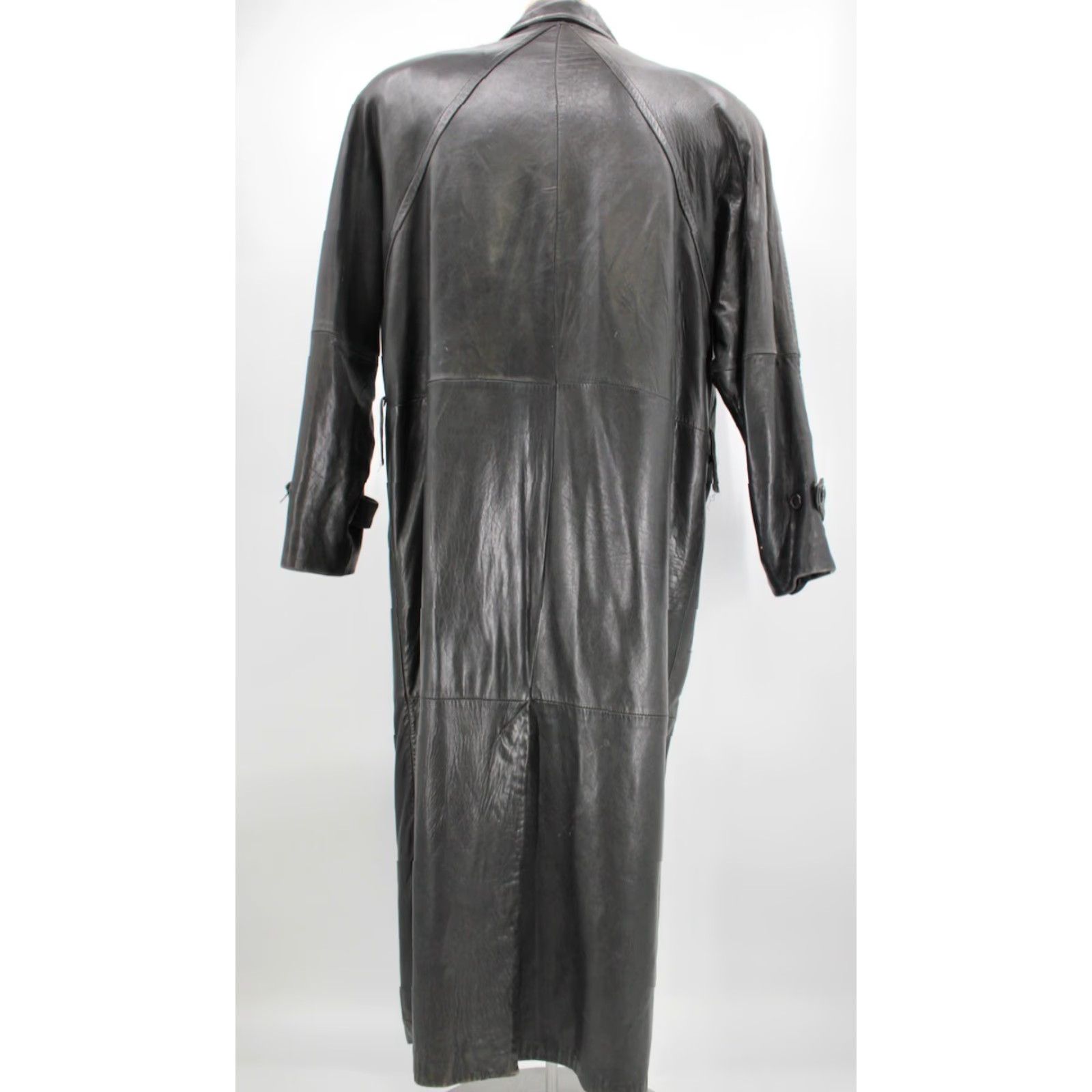 Andrew Marc VINTAGE Andrew Marc Leather Jacket Men Trench Coat Jacket M Black 90s Size US M / EU 48-50 / 2 - 3 Thumbnail