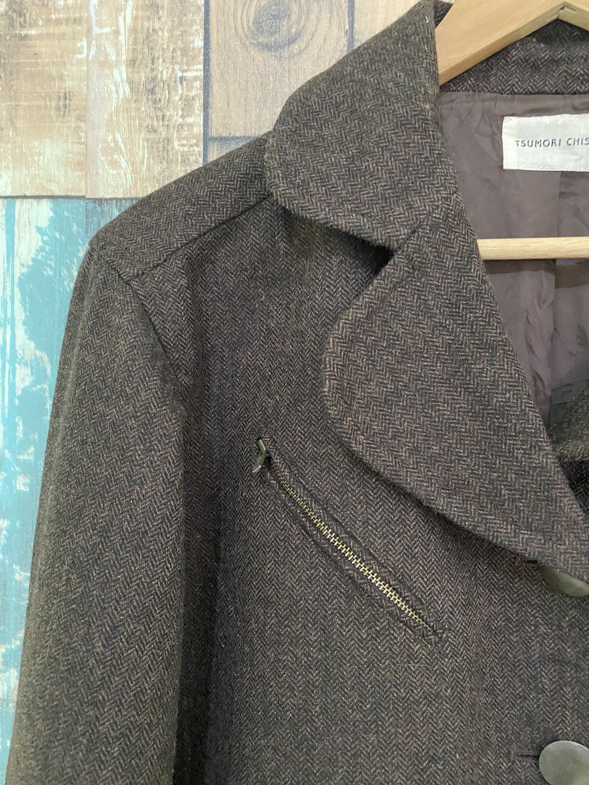 Aran Isles Knitwear Tsumori Chisato by Issey Miyake Smile Pocket Jacket Size US M / EU 48-50 / 2 - 4 Thumbnail