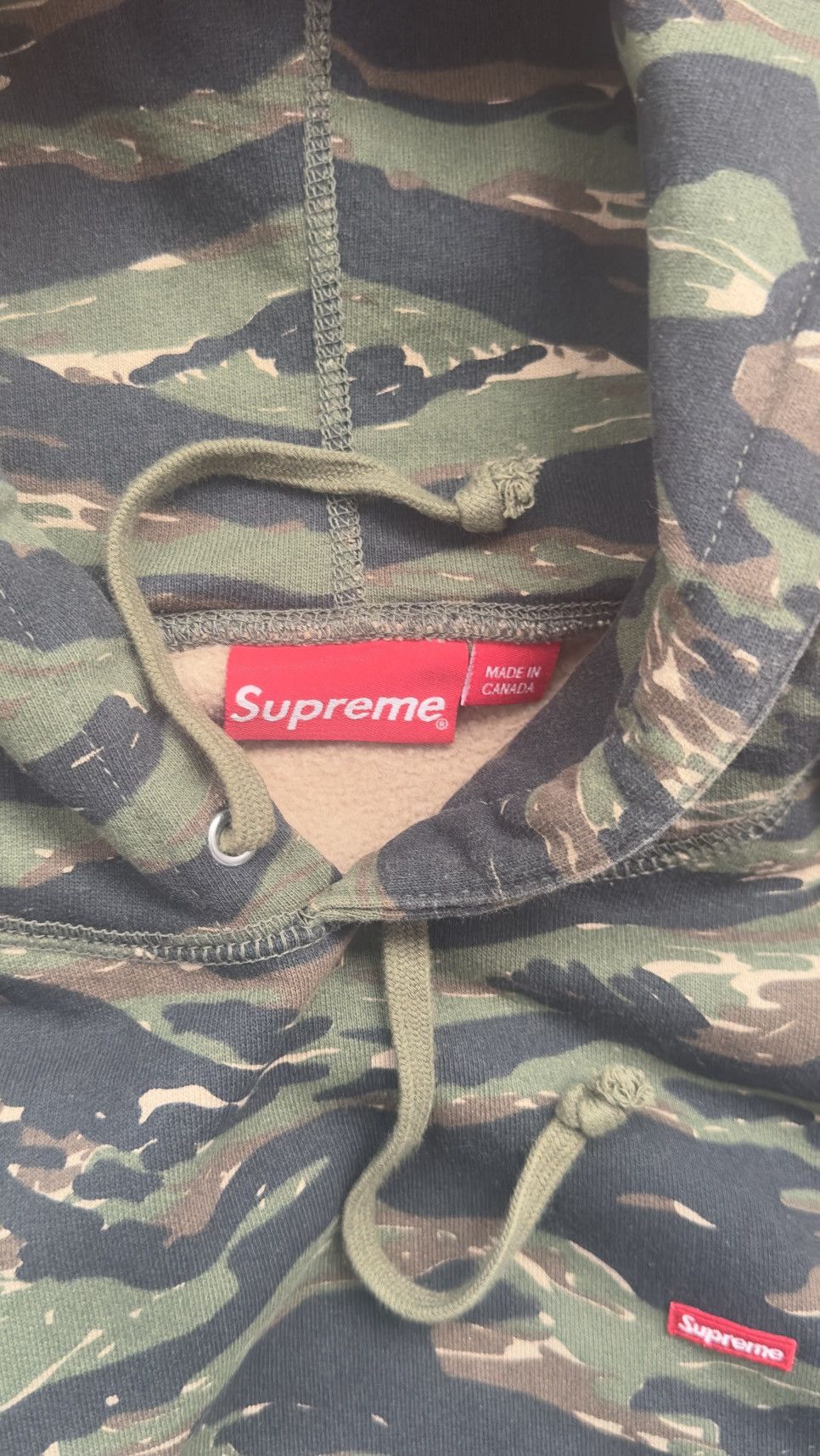 Supreme Supreme Tiger Stripe hoodie size L Size US L / EU 52-54 / 3 - 4 Thumbnail