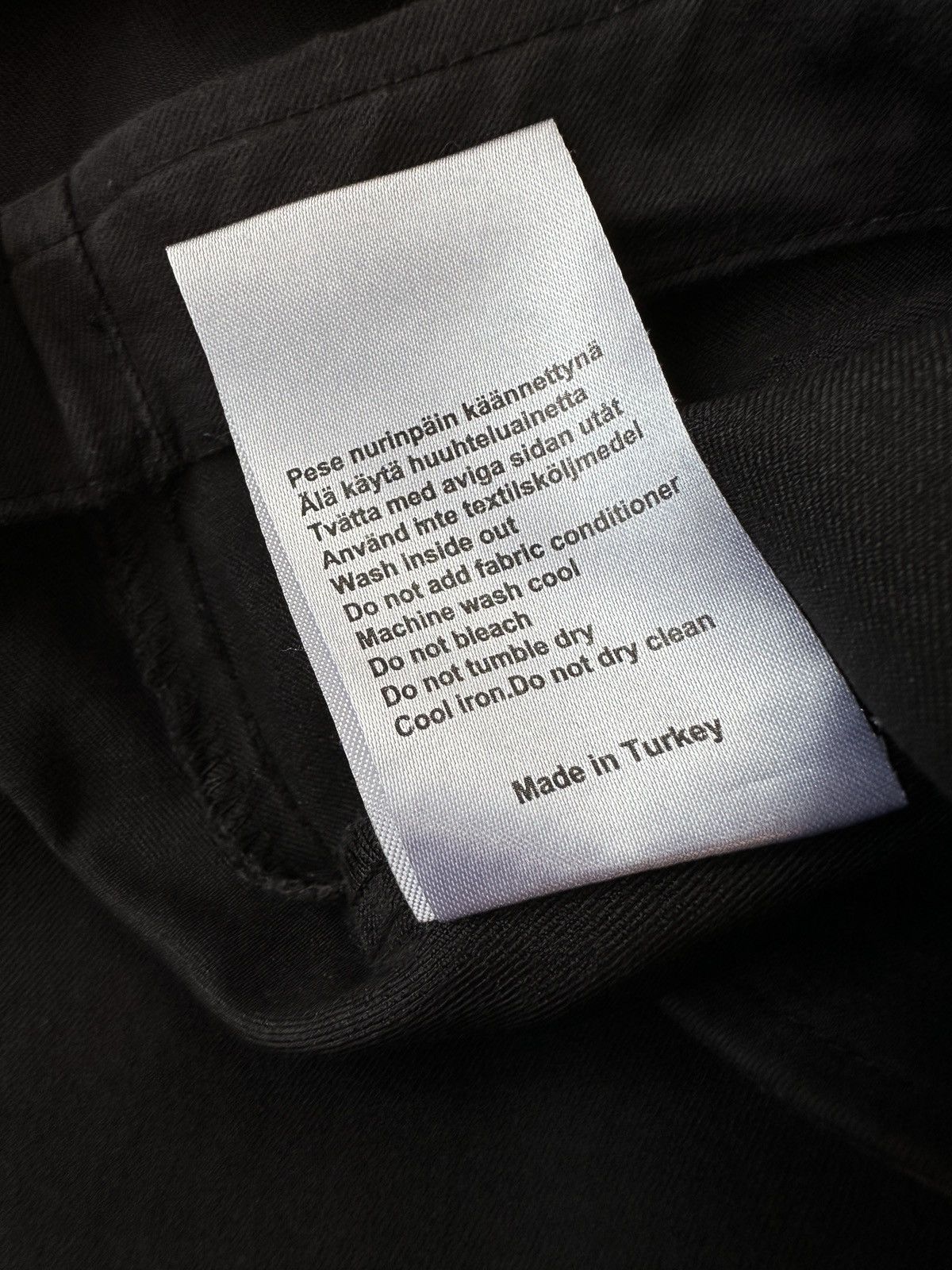 Marimekko MARIMEKKO Klein Black Cotton Stretch Pull On Pants Size 26" / US 2 / IT 38 - 9 Thumbnail