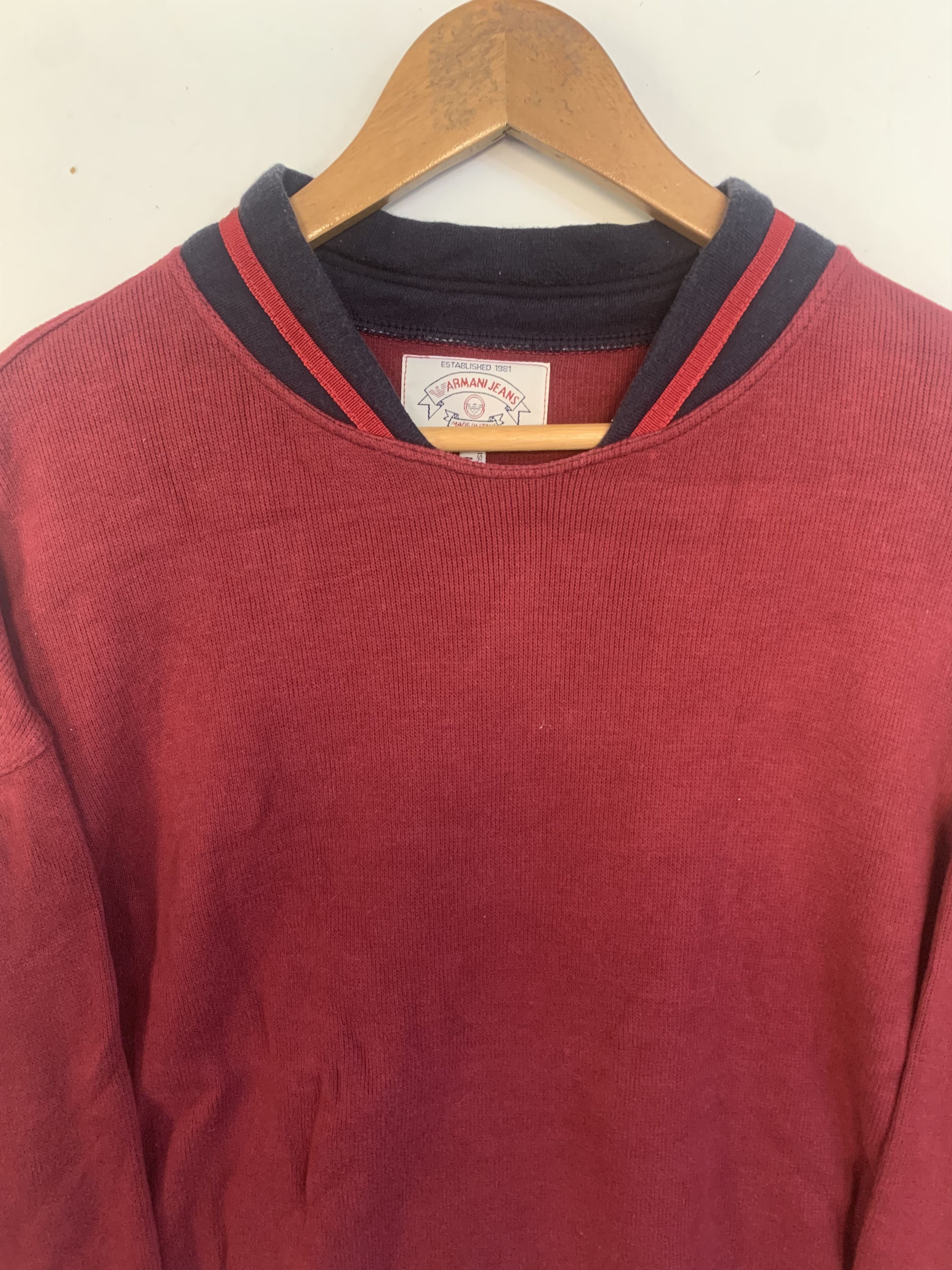 Giorgio Armani Vintage 90s Famous Brand Giorgio Armani Sweartshirt Size US M / EU 48-50 / 2 - 3 Thumbnail