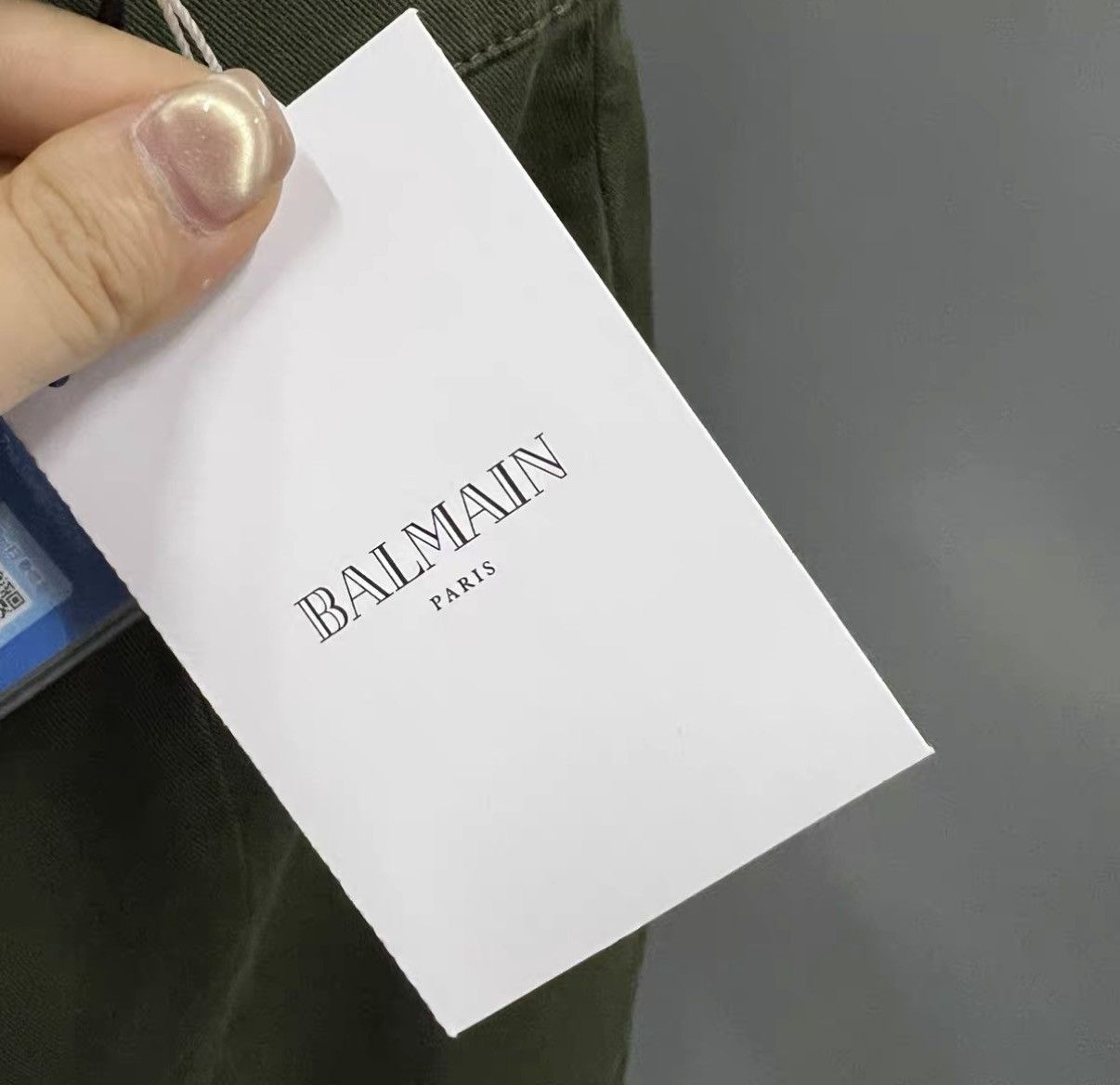 Balmain BALMAIN army green denim dress J41 Size XXS / US 00 / IT 34 - 4 Thumbnail