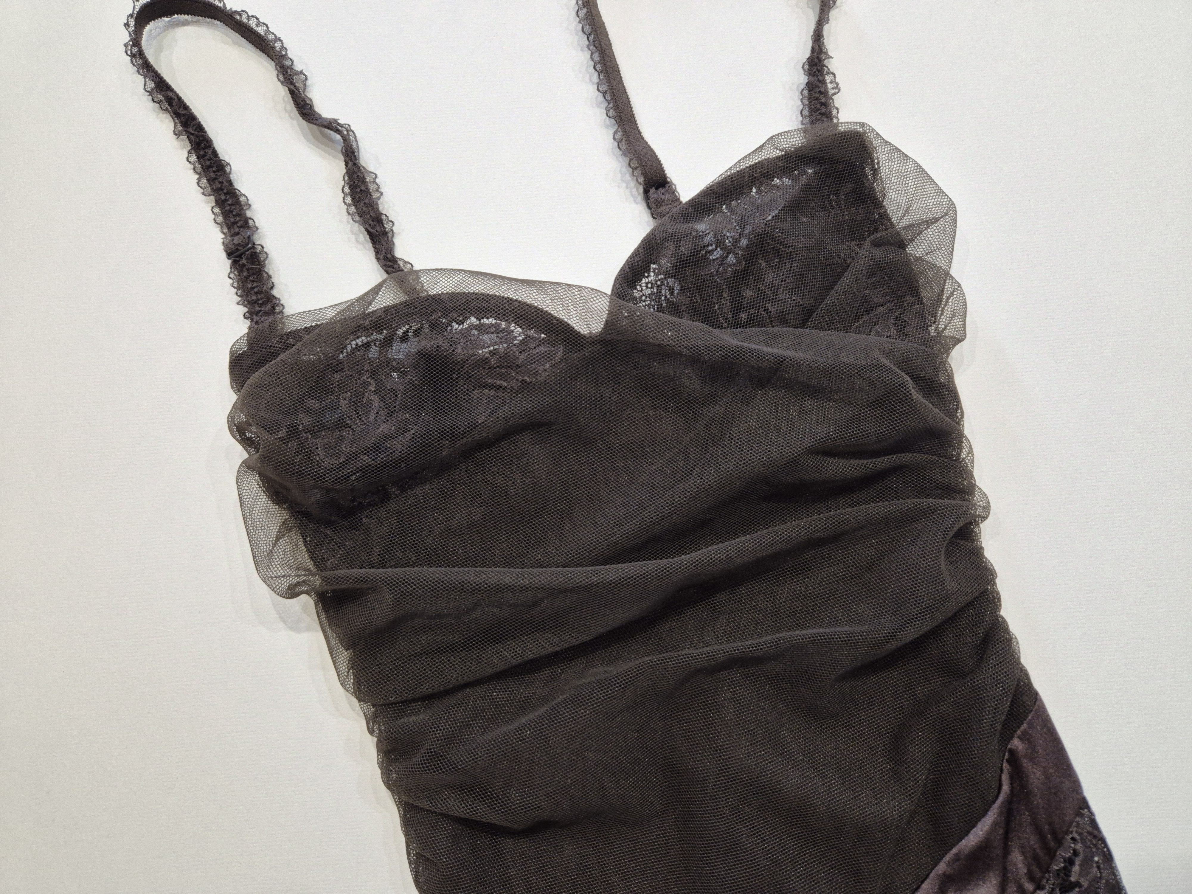 La Perla Rare Vintage LA PERLA Corsetteria Body Suit NWT Brown Size M / US 6-8 / IT 42-44 - 4 Thumbnail