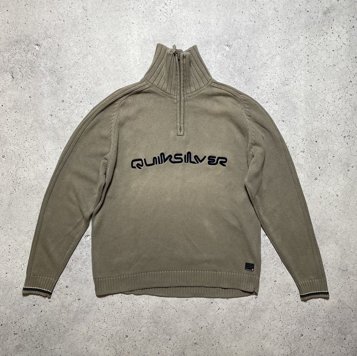 Quiksilver × Vintage Quiksilver Surf Japanese Vintage Sweater Y2K Big Logo Size US L / EU 52-54 / 3 - 1 Thumbnail