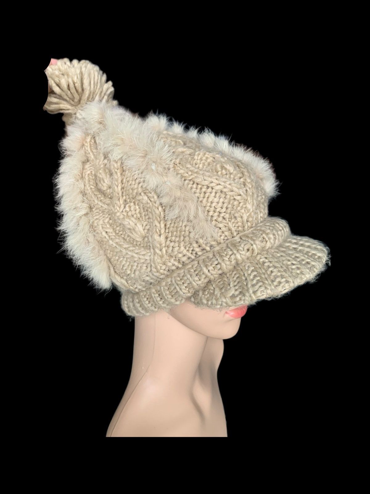 Japanese Brand × Kapital × Vintage Rare Crochet Cabel Visor Hat Japanese Style Size ONE SIZE - 2 Thumbnail