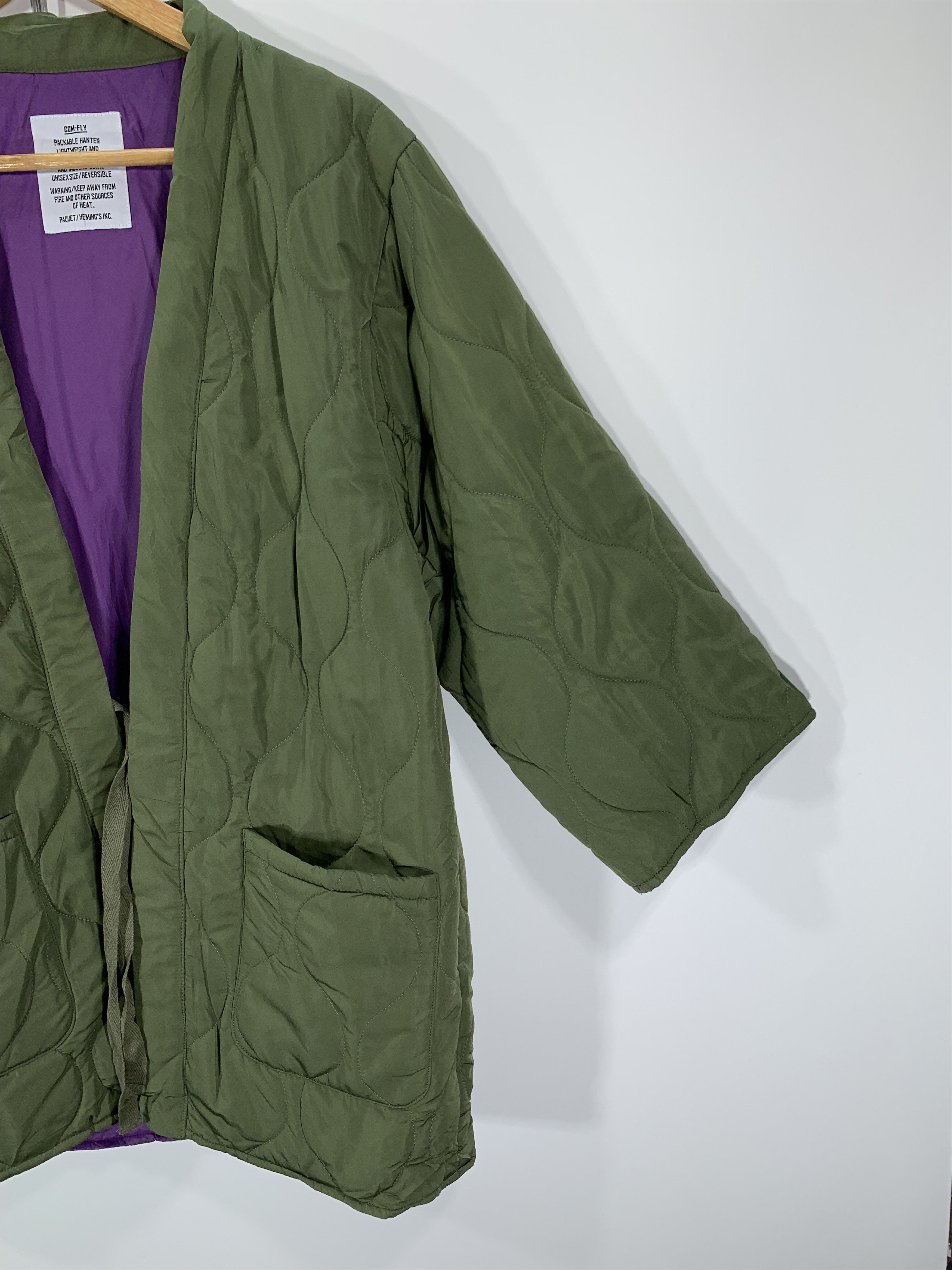 Indigo Quilted Sanjuro Kimono Visvim Style Size US M / EU 48-50 / 2 - 2 Thumbnail