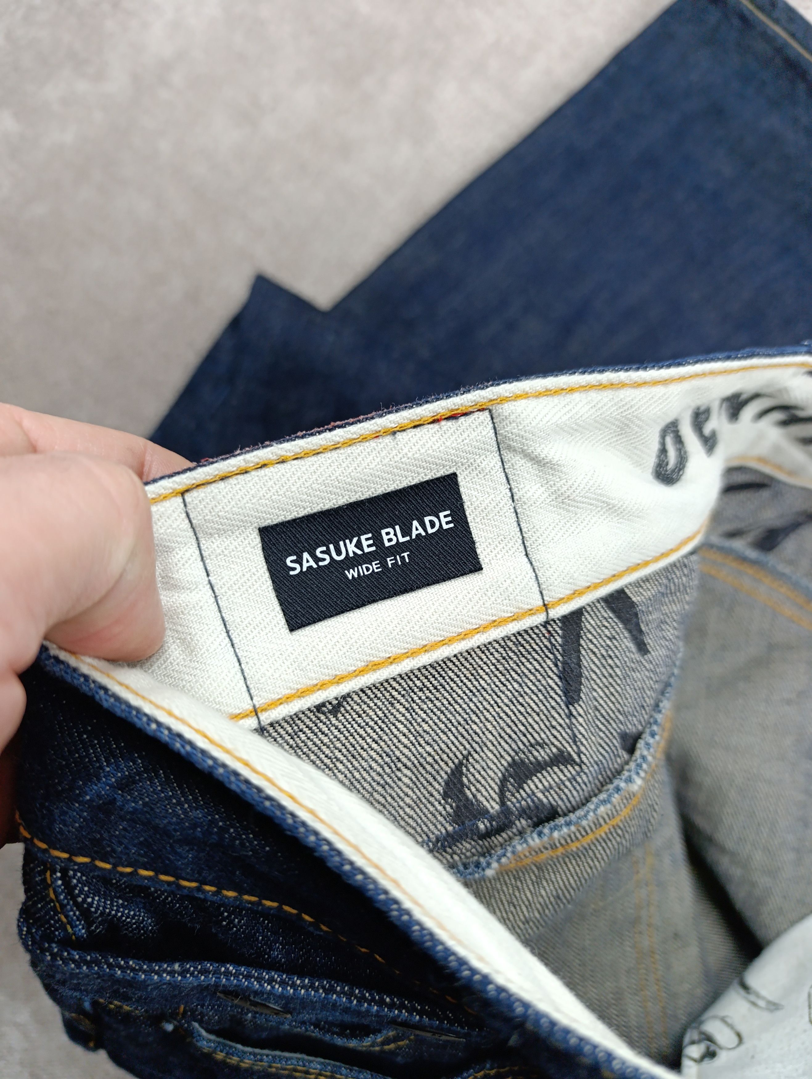 DENHAM Denham Sasuke Blade MIJ Japan Artisan Selvedge Denim Jeans Size US 29 - 19 Thumbnail