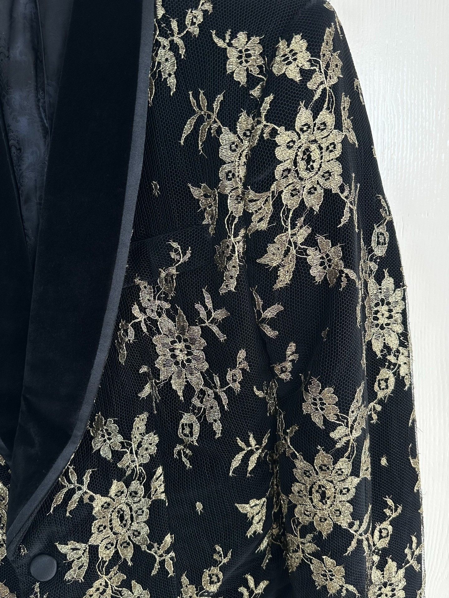 Dolce & Gabbana D&G Silk Collar Embroidered Blazer Size US S / EU 44-46 / 1 - 3 Thumbnail
