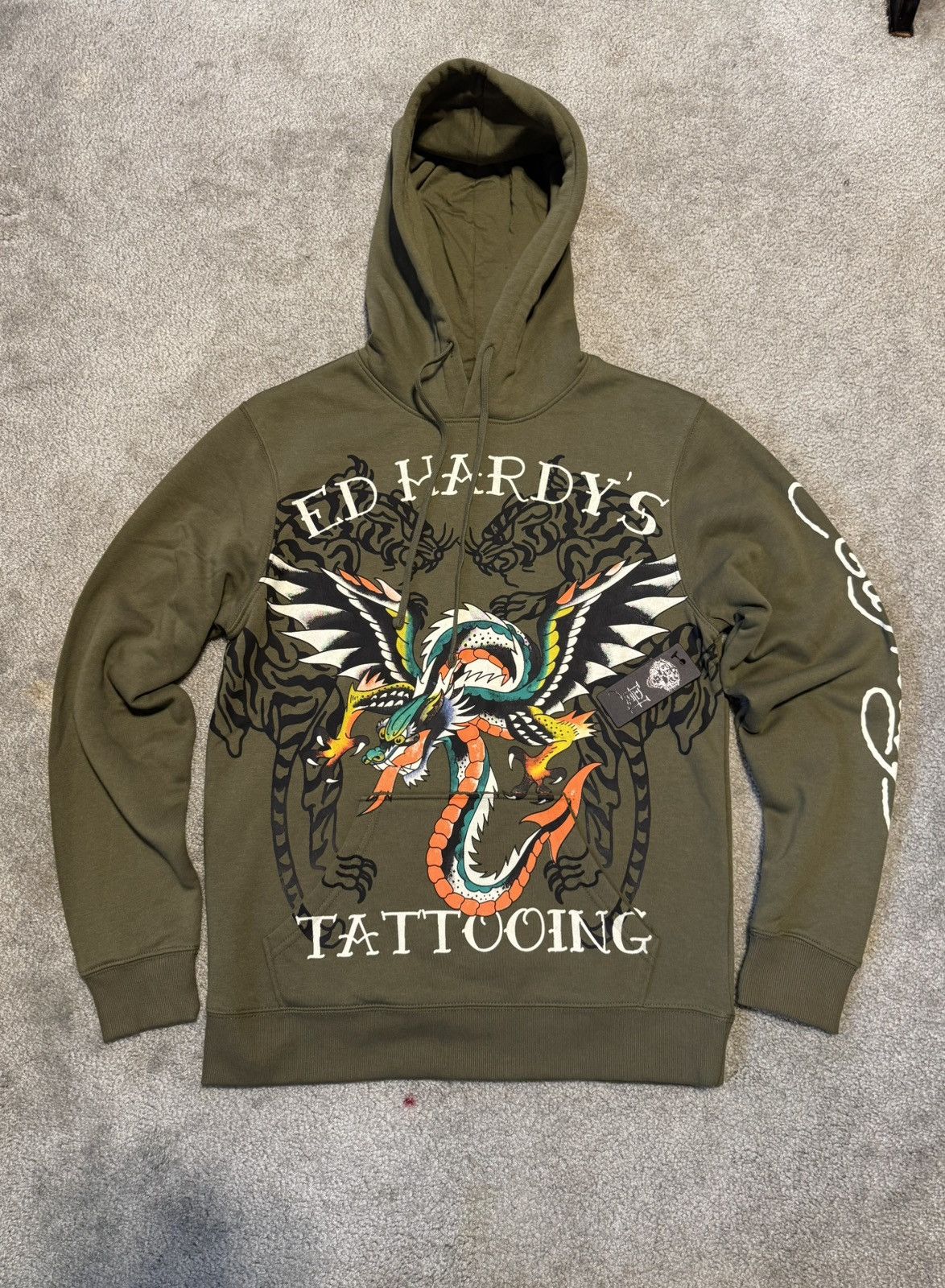 Ed Hardy × Japanese Brand Hoodie Ed Hardy Size US S / EU 44-46 / 1 - 3 Thumbnail
