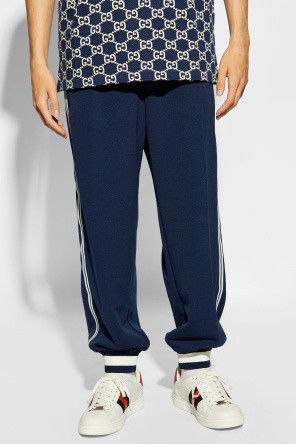 Gucci o1la5ras0426 Technical Jersey Joggers & Sweatpants in Navy Size US 38 / EU 54 - 3 Thumbnail