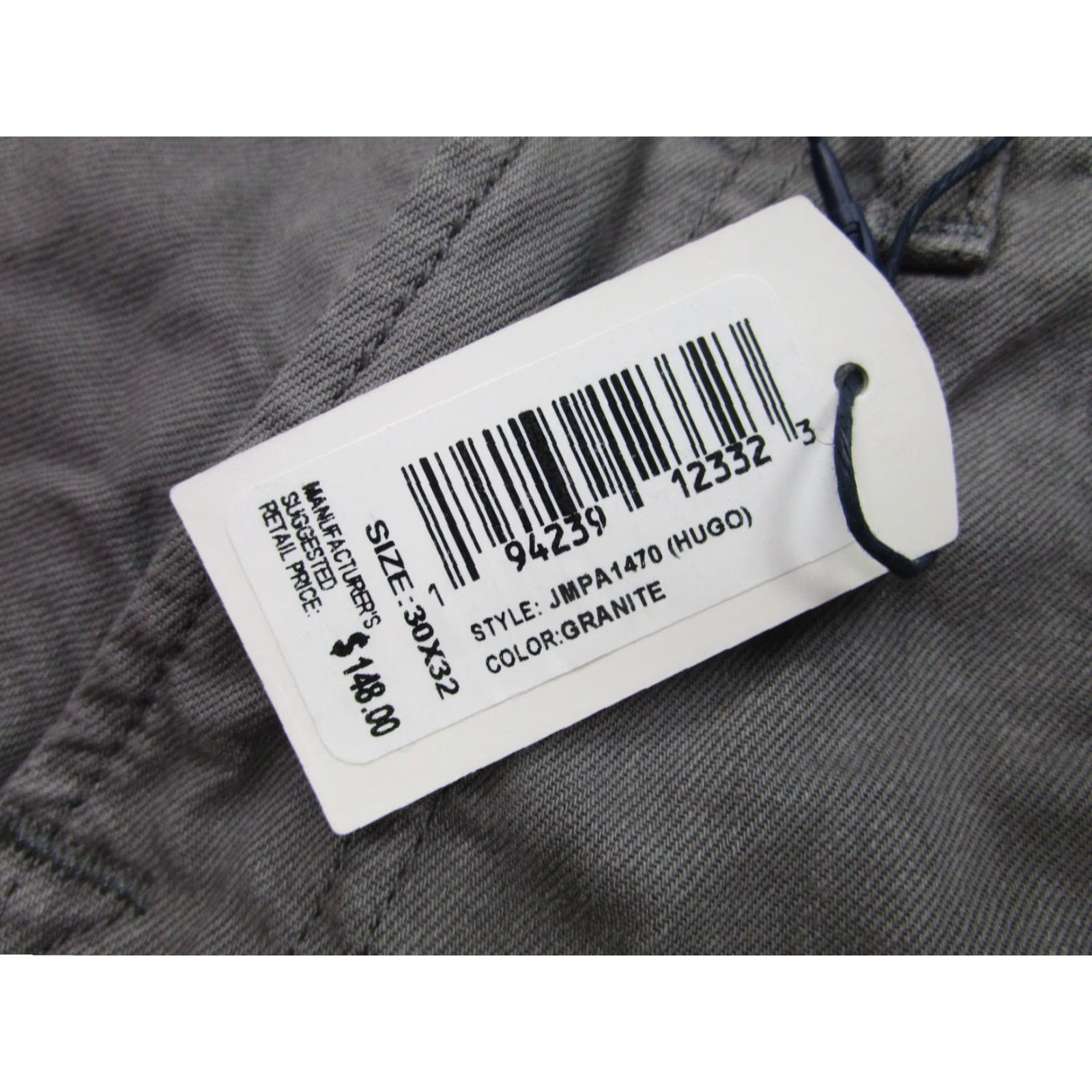 johnnie-O johnnie-O Pants Mens 30x32 Gray Granite Chino Khakis Hugo Golf Casual Preppy Size US 30 / EU 46 - 7 Thumbnail
