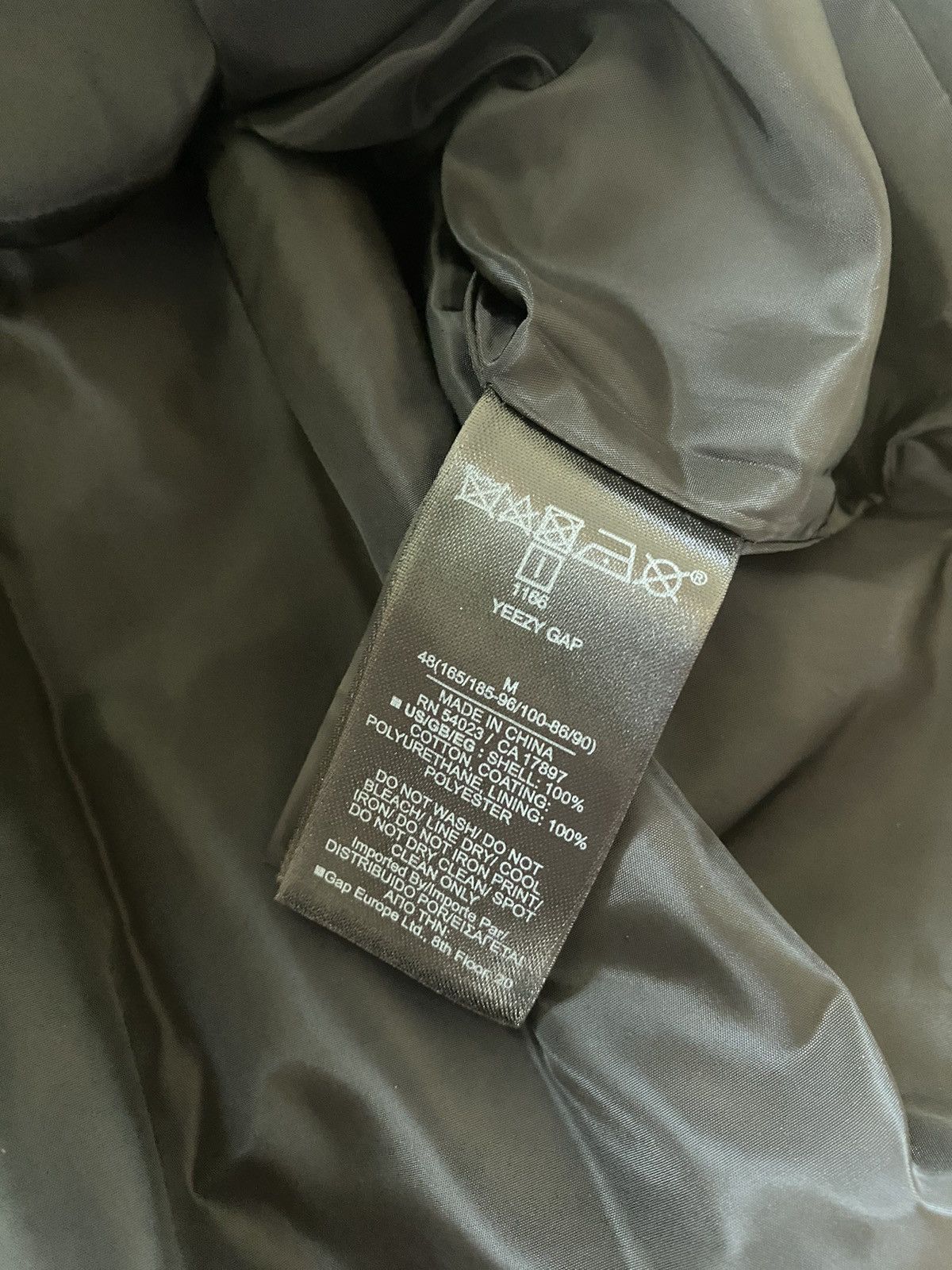 Gap Yeezy Gap Coated Cotton Light Parka Size US M / EU 48-50 / 2 - 7 Thumbnail