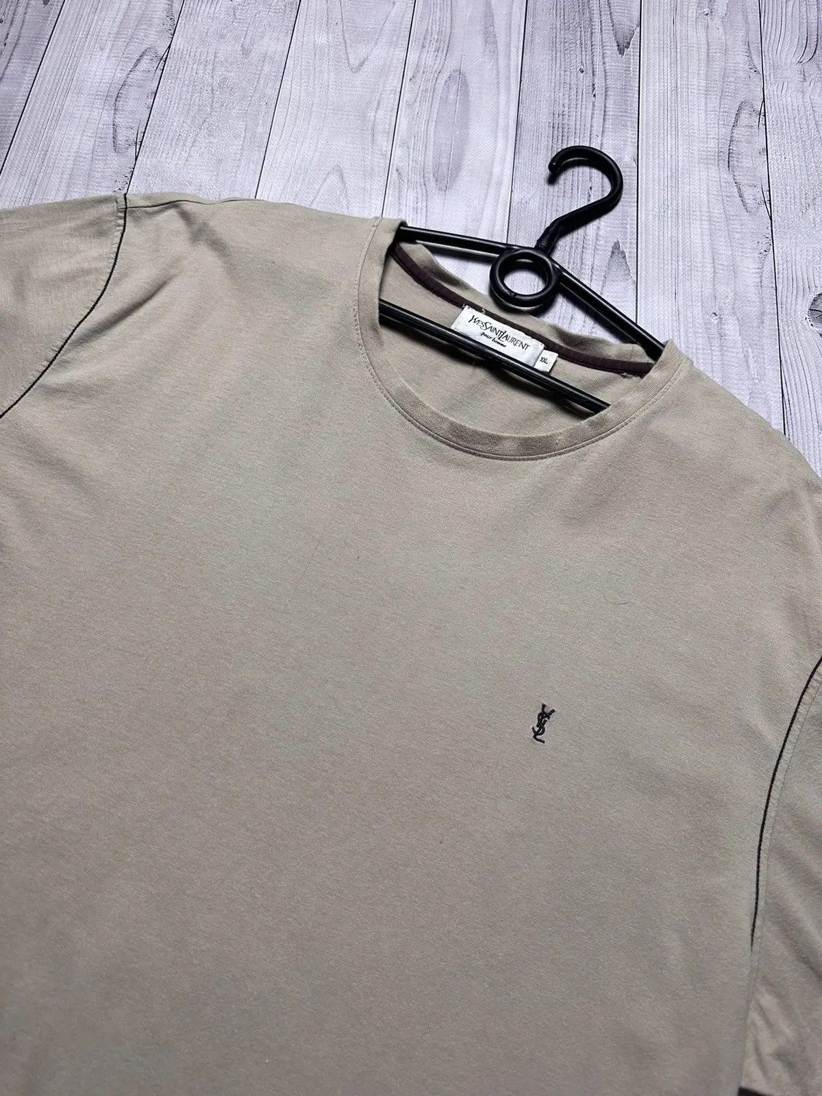 Yves Saint Laurent Vintage rare Yves Saint Laurent tee logo size XL/XXL Size US XL / EU 56 / 4 - 2 Thumbnail