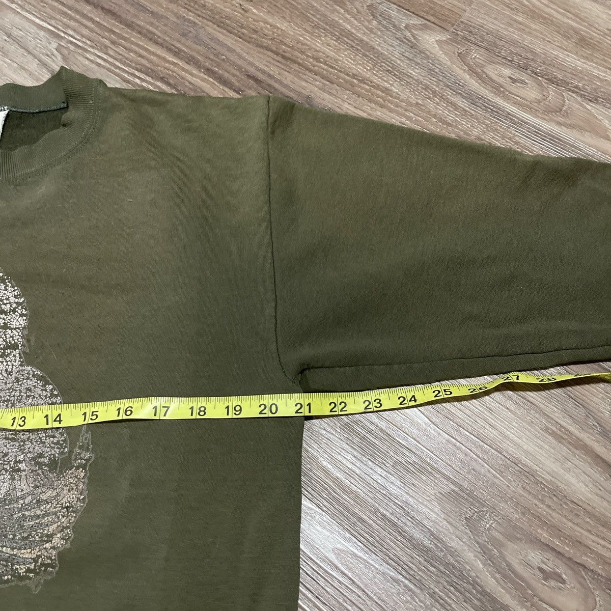 Japanese Brand × Vintage Vintage 90s Eagles Army Green Sweater Size US S / EU 44-46 / 1 - 4 Thumbnail