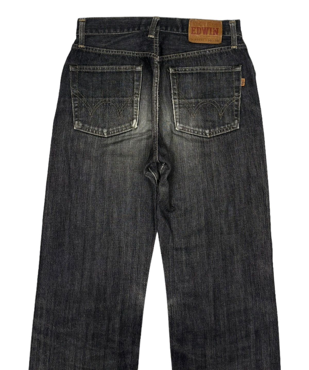 Edwin × Japanese Brand 🔥Vintage Edwin 505xx Selvedge Distressed Denim Jeans Size US 29 - 8 Thumbnail