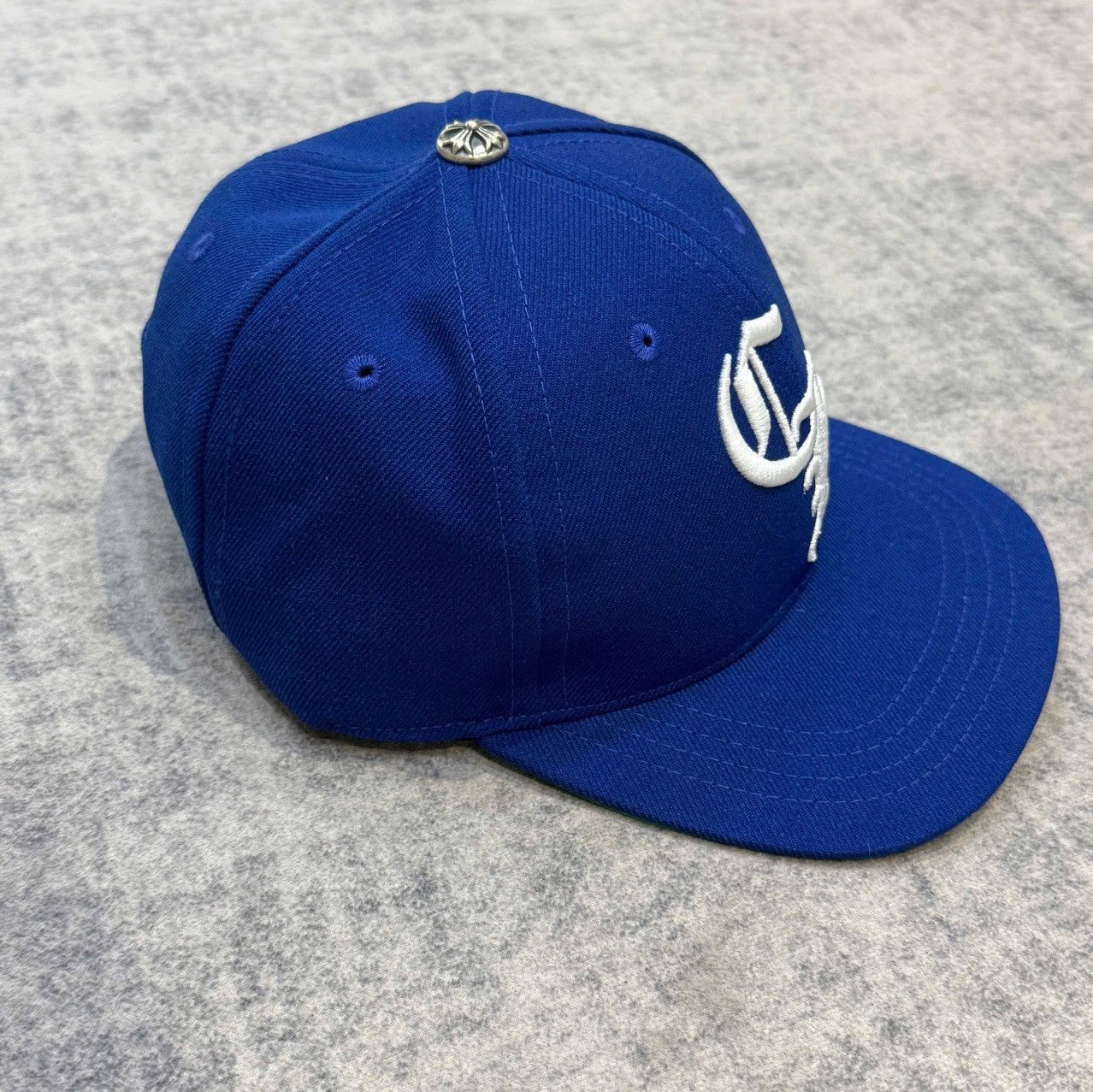 Chrome Hearts Chrome Hearts 6 Panel On Field CH White Baseball Cap Blue Size ONE SIZE - 3 Thumbnail