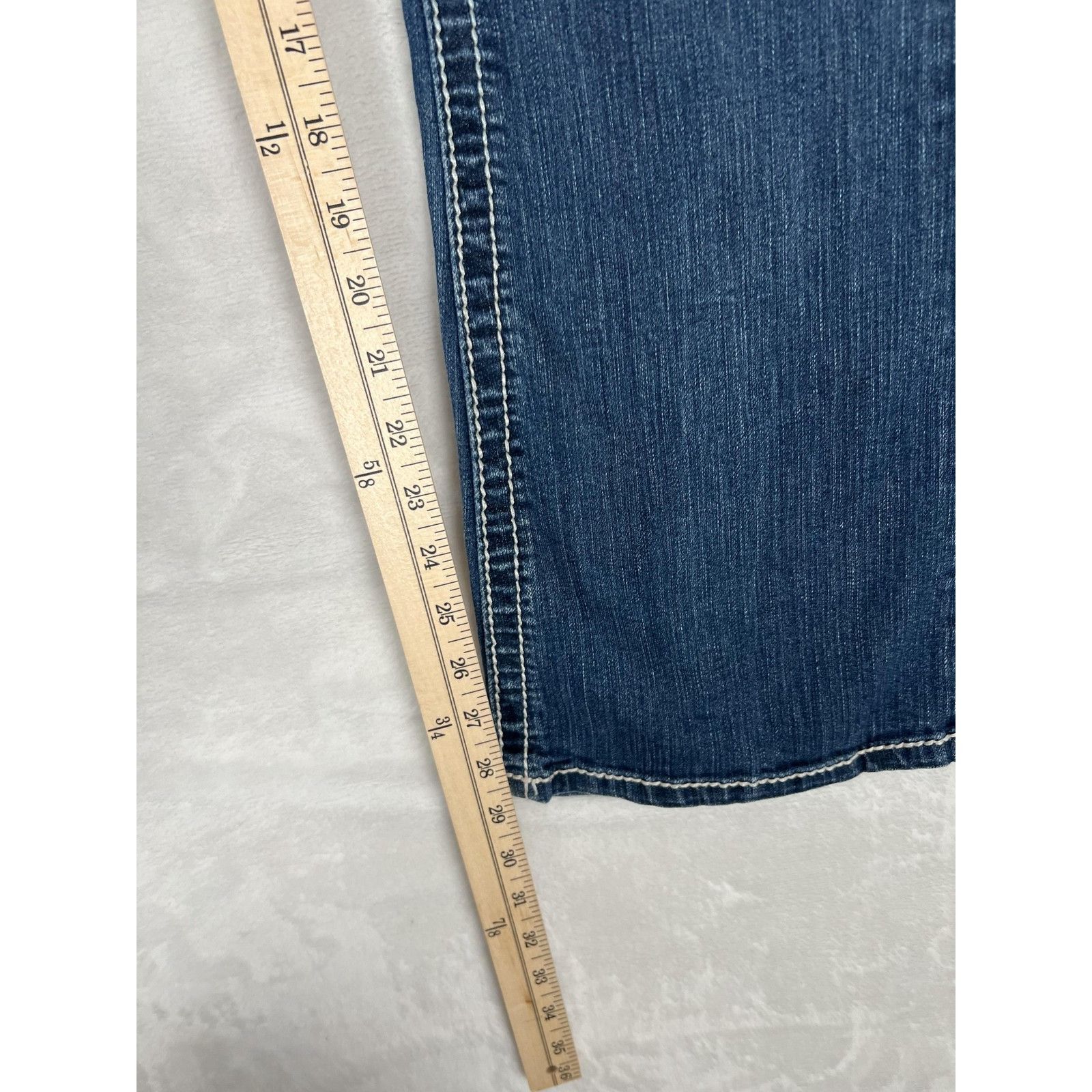 BKE BKE Jeans Womens 28 R Blue Sabrina Bootcut Contrast Stitch F Size 28" / US 6 / IT 42 - 4 Thumbnail
