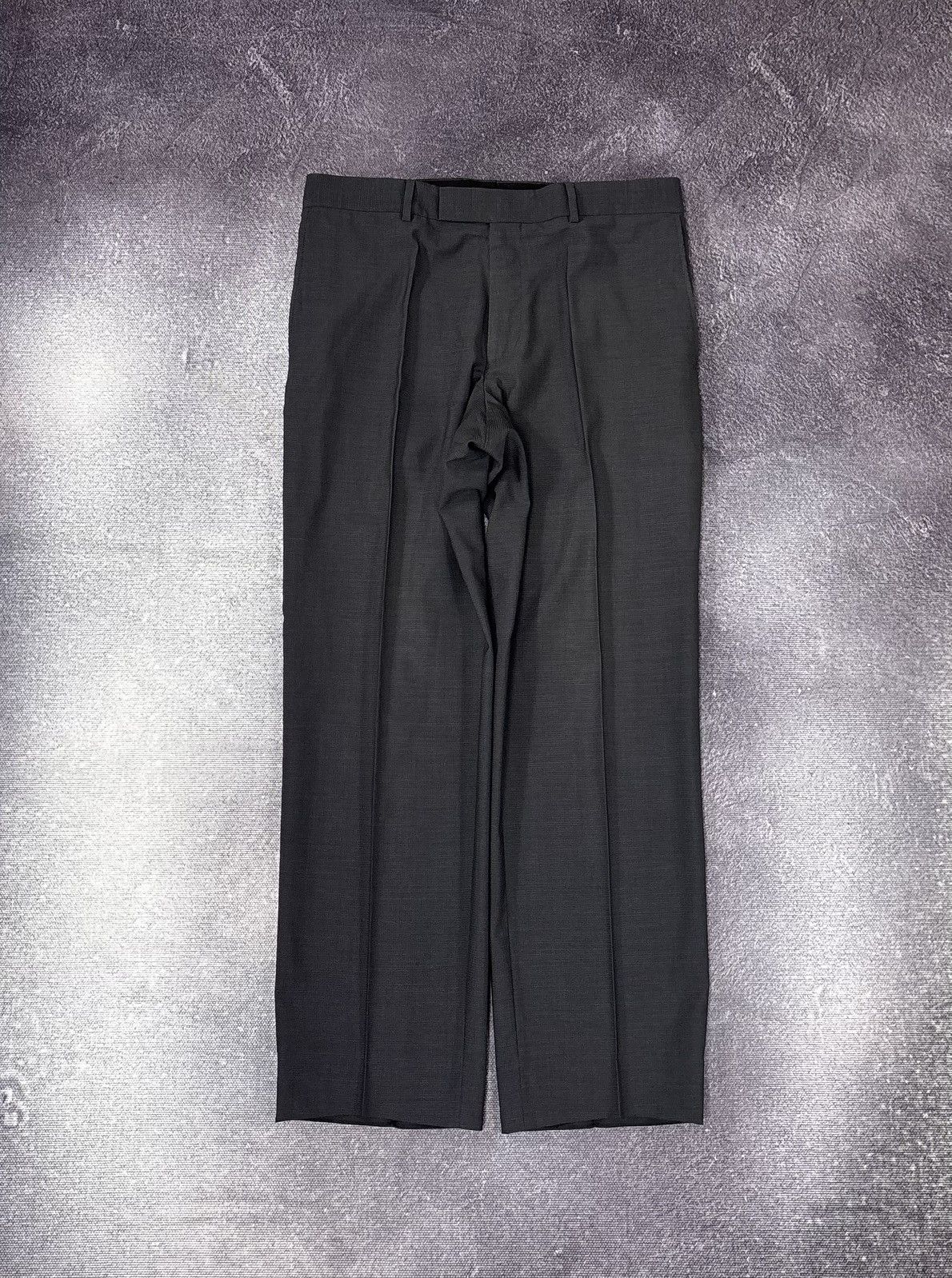 Hugo Boss Hugo Boss Men’s 2-Piece Textured Grey 120s Wool Suit Size 40R - 21 Thumbnail
