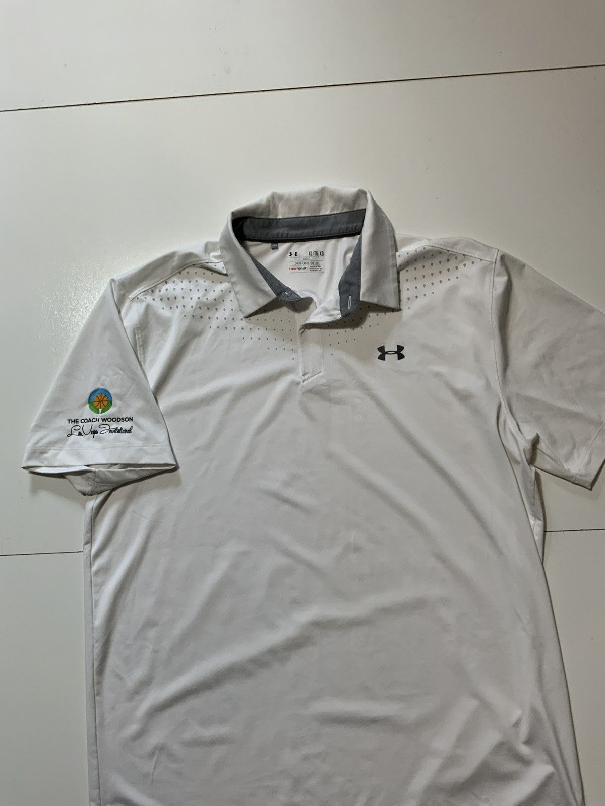 Under Armour Coach Mike Woodson Las Vegas Invitational Golf Polo Shirt Size US XL / EU 56 / 4 - 4 Thumbnail