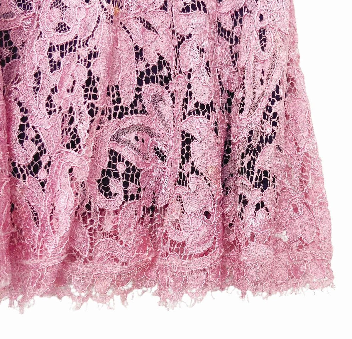 Dolce & Gabbana Dolce & Gabbana Lace Set Top Size 38 + Mini Skirt K26WX Size XS / US 0-2 / IT 36-38 - 7 Thumbnail