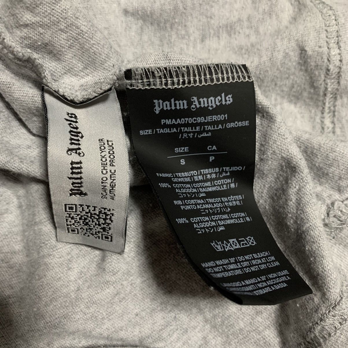 Palm Angels Palm Angels Small Classic Logo Grey Tee Size US S / EU 44-46 / 1 - 6 Thumbnail
