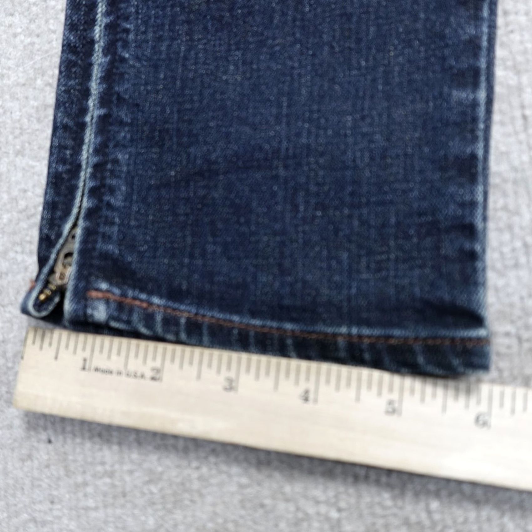 J Brand J. Brand Women's Jeans 27 Blue Ankle Zippers Skinny The Deal Made in USA Shirt? Size 27" / US 4 / IT 40 - 5 Thumbnail
