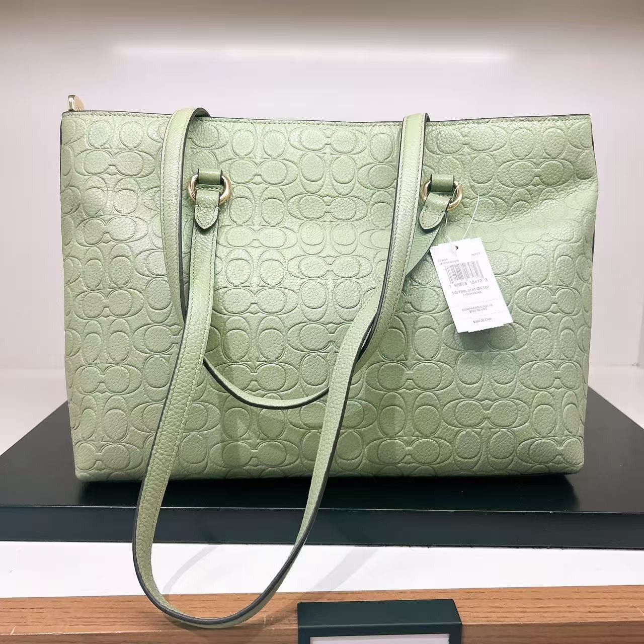 Coach Station Tote Bag In Signature Leather CEW04 Size ONE SIZE - 6 Thumbnail