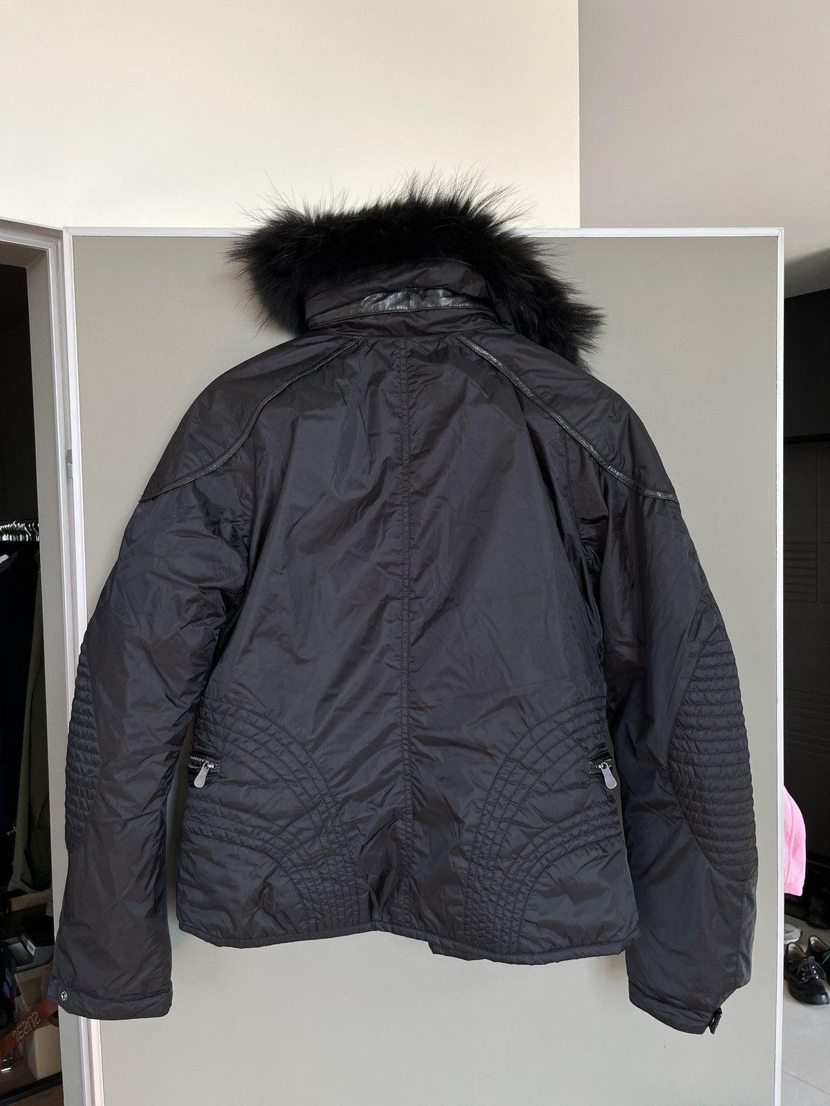 If Six Was Nine × JET SET JET SET Y2K Opium Style Bomber Jacket with Fur Size XS / US 0-2 / IT 36-38 - 11 Thumbnail