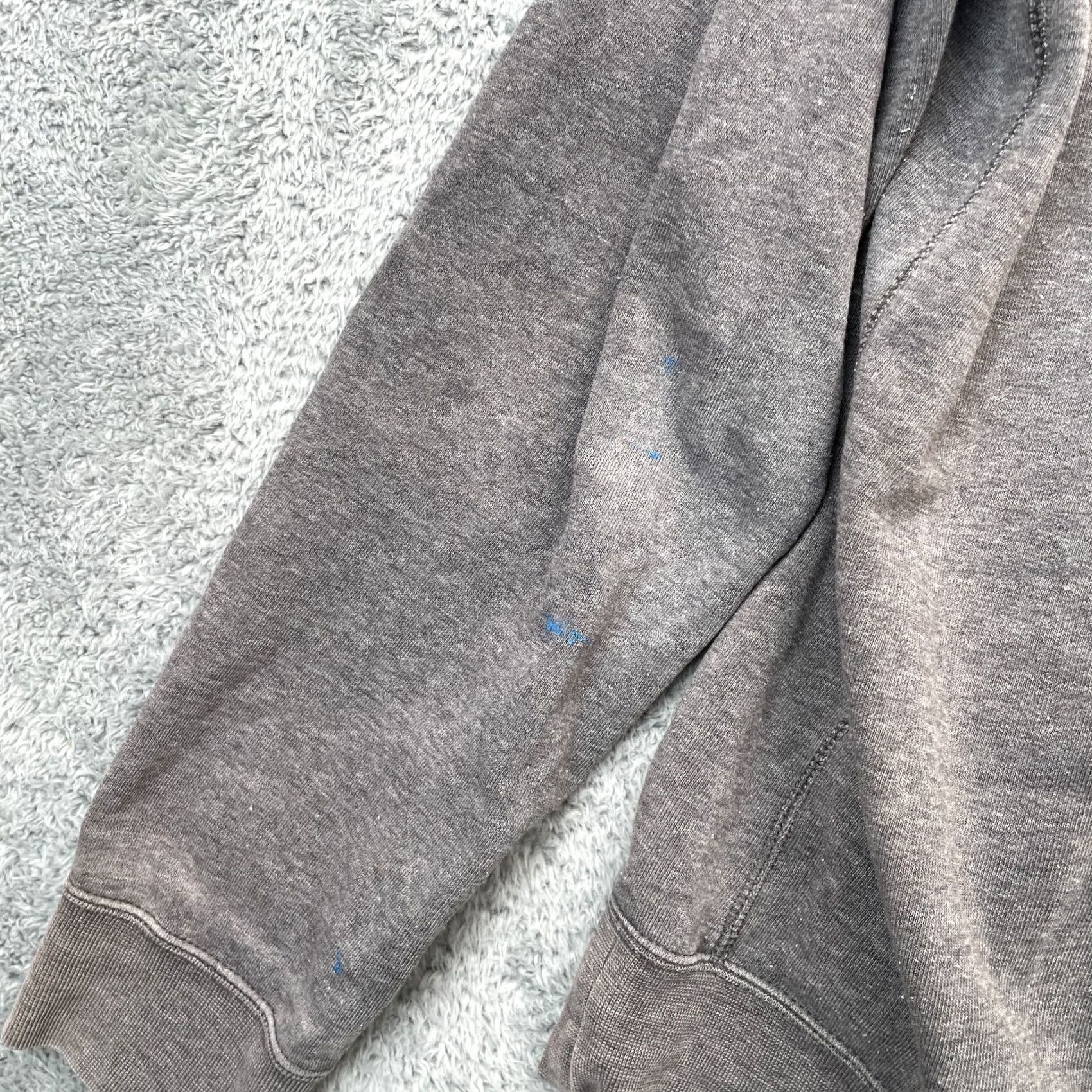Neighborhood Oaklandish Hoodie Mens M Gray Full Zip Fleece Graphic Print Logo Pockets Neighbourhood Quality Goods Size US M / EU 48-50 / 2 - 7 Thumbnail