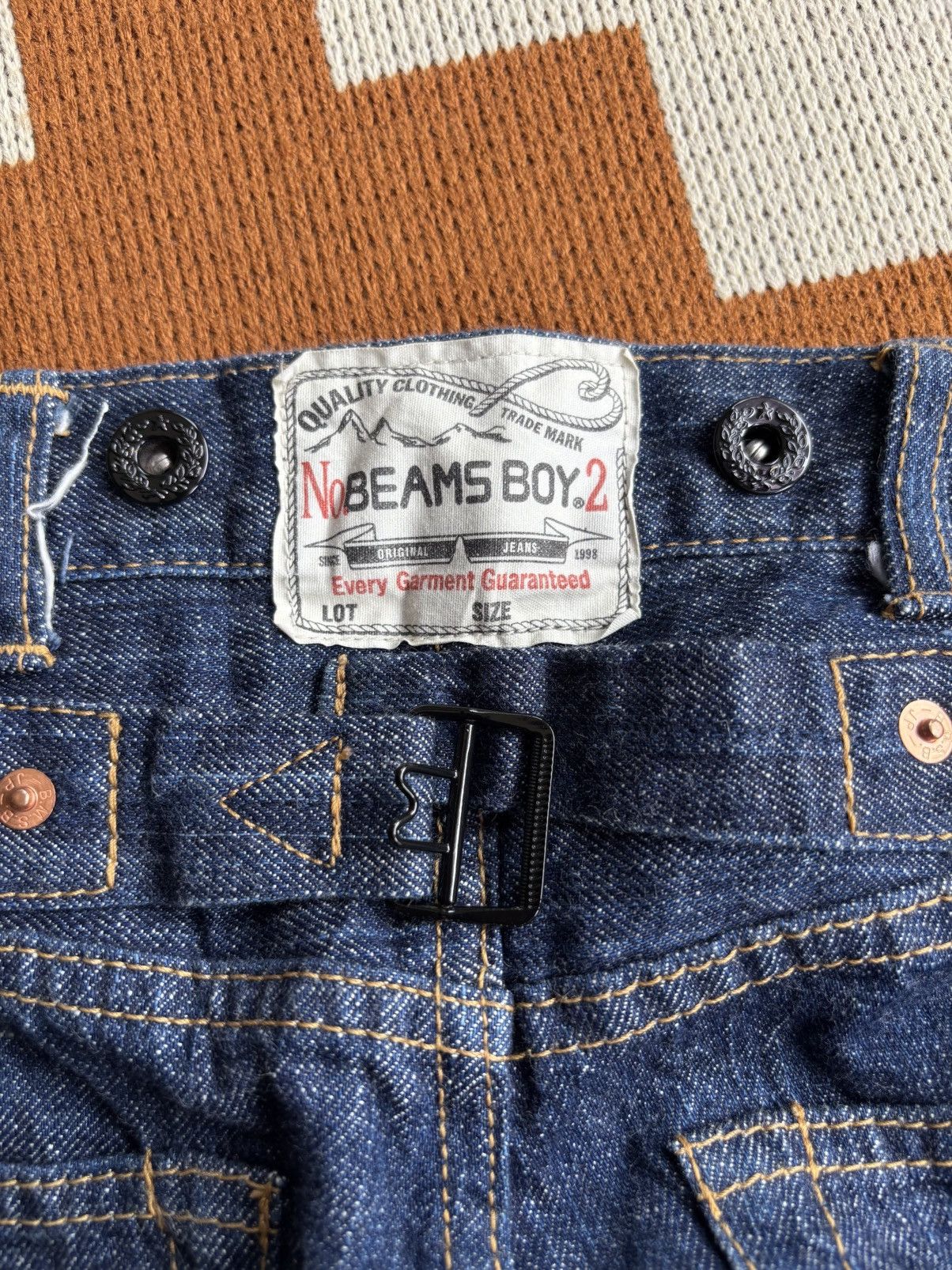 Beams Plus Beams Boy Buckle Back Selvedge Denim Size US 30 / EU 46 - 5 Thumbnail