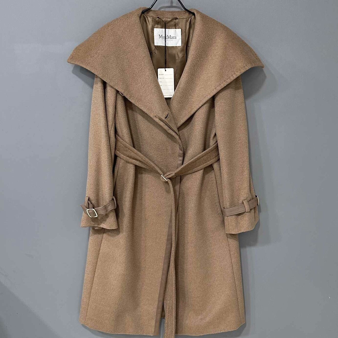 Max Mara maxmara camel wool-collared coat Size US M / EU 48-50 / 2 - 1 Thumbnail