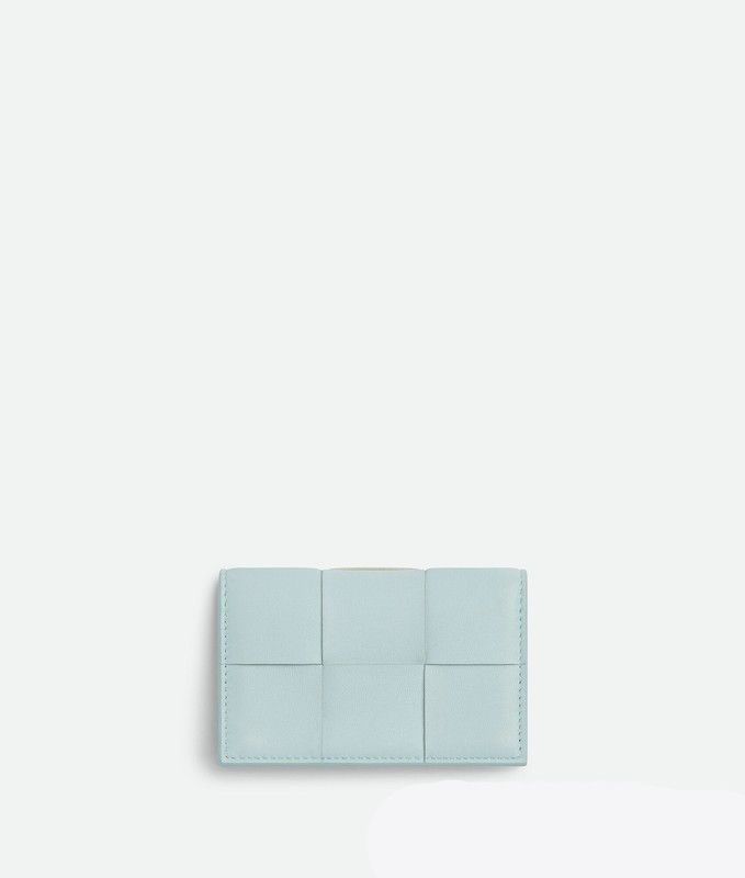 Bottega Veneta o1n1vont0425 Size: OS / Cassette Business Card Case in Blue Size ONE SIZE - 3 Thumbnail