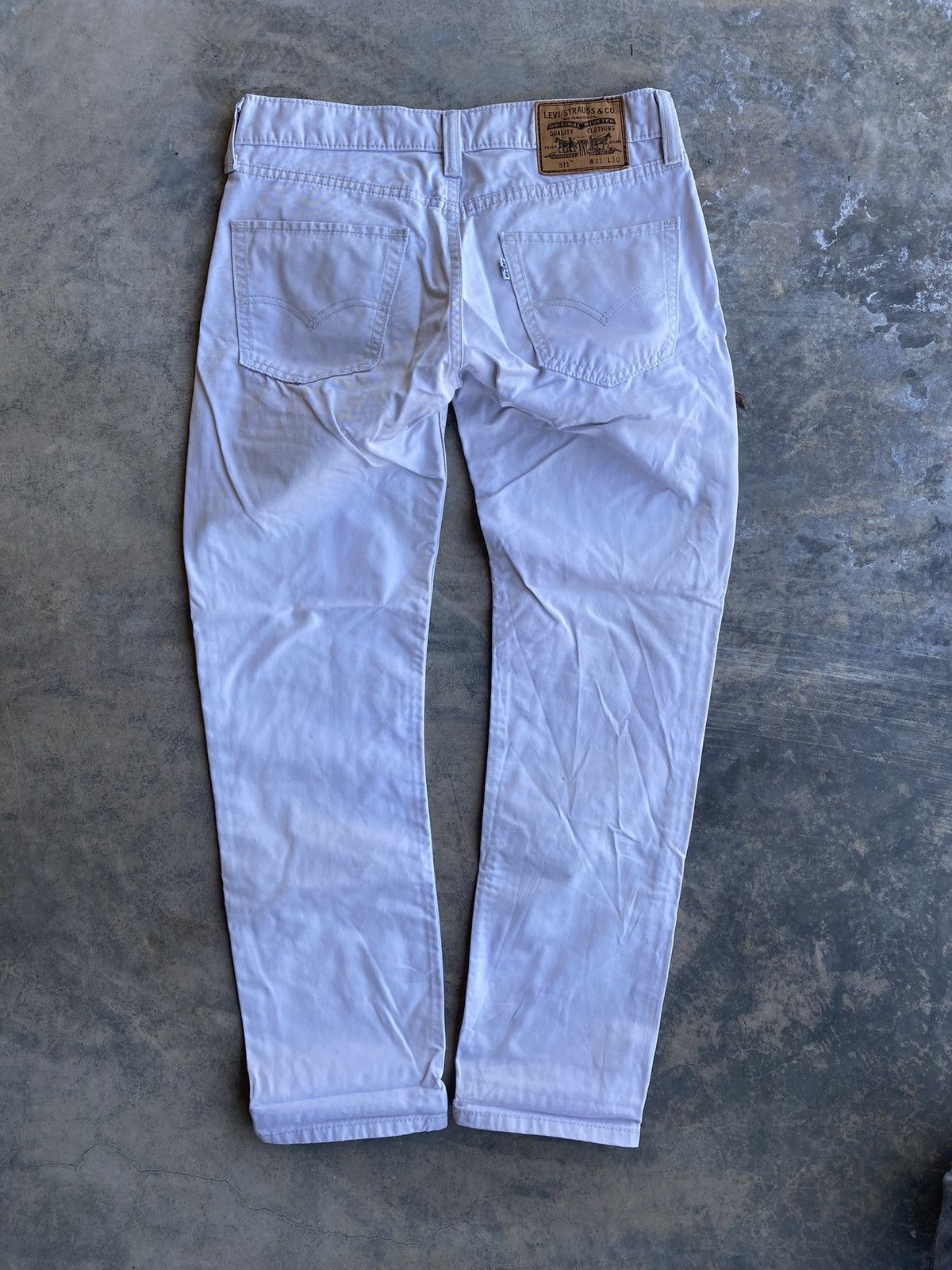 Levi's × Vintage Levi’s Vintage 511 White Pants 31x30 Size US 31 - 2 Thumbnail