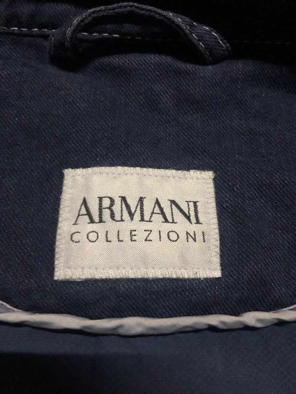 Armani Collezioni Armani Collezioni Denim Jacket No Collar Sunfaded Faded Size US M / EU 48-50 / 2 - 13 Thumbnail