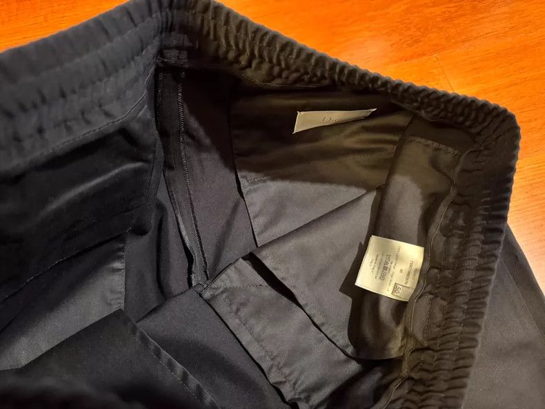 Dior Dior Pleated drawstring elastic waist casual pants 2505-Nex Size US 34 / EU 50 - 4 Thumbnail