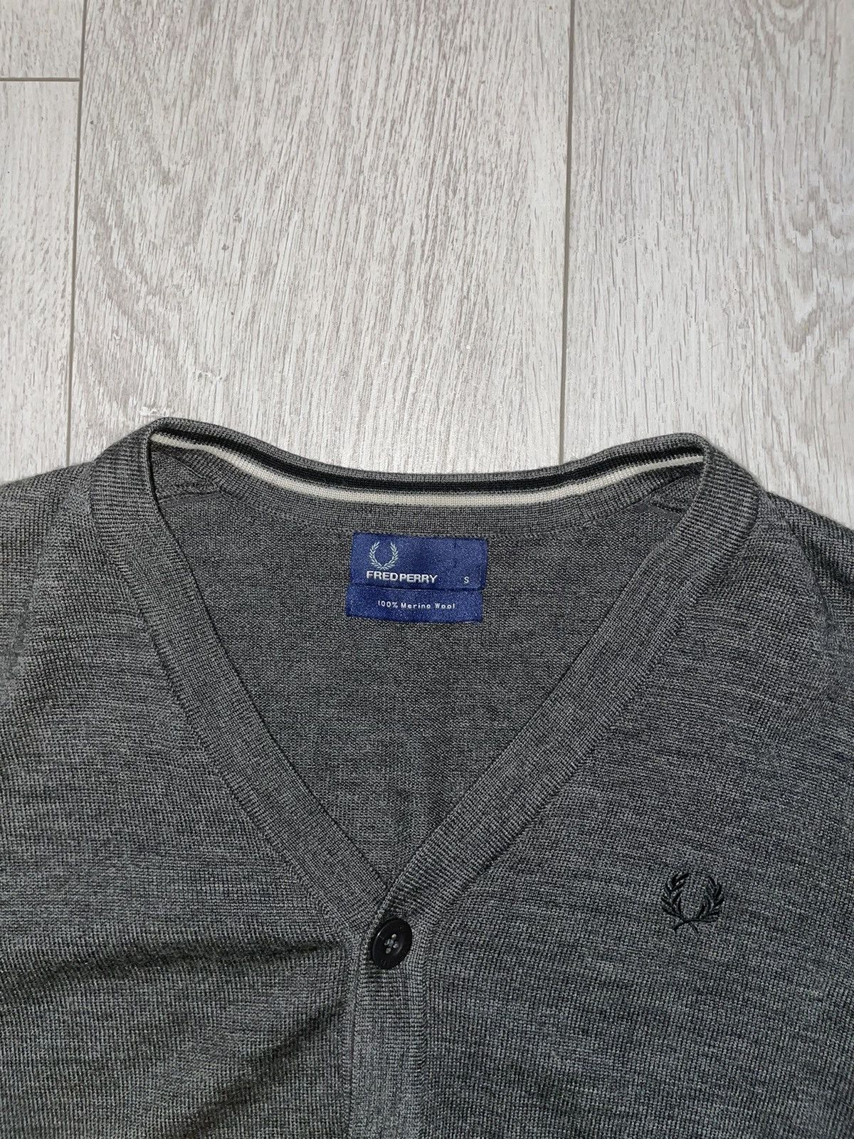 Fred Perry Cardigan Fred Perry Merino Wool Old Money Streetwear Size US S / EU 44-46 / 1 - 5 Thumbnail