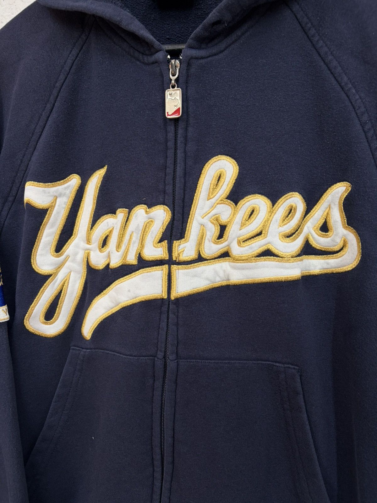 New York Yankees Red Y2K Yankees Zip Hoodie w/ Rhinestone Buttons New York Size US M / EU 48-50 / 2 - 8 Thumbnail