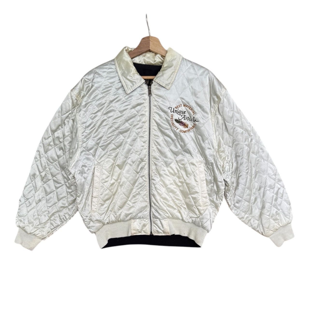 Japanese Brand Vintage Genuine Comfort Bomber Jacket Size US L / EU 52-54 / 3 - 2 Thumbnail