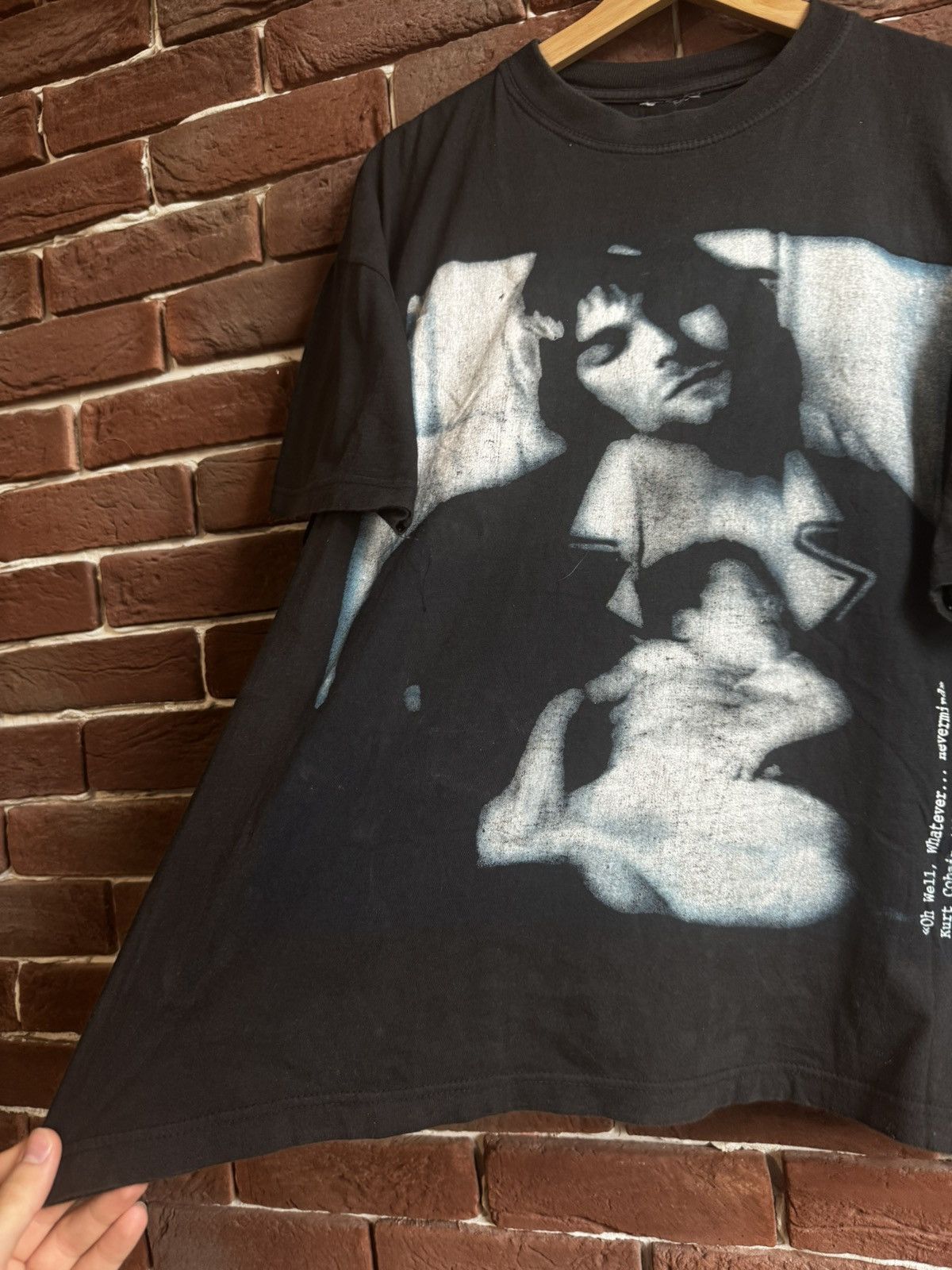 Band Tees Rare 90s Nirvana Nevermind Kurt Cobain Grunge Vintage Tee Size US L / EU 52-54 / 3 - 3 Thumbnail