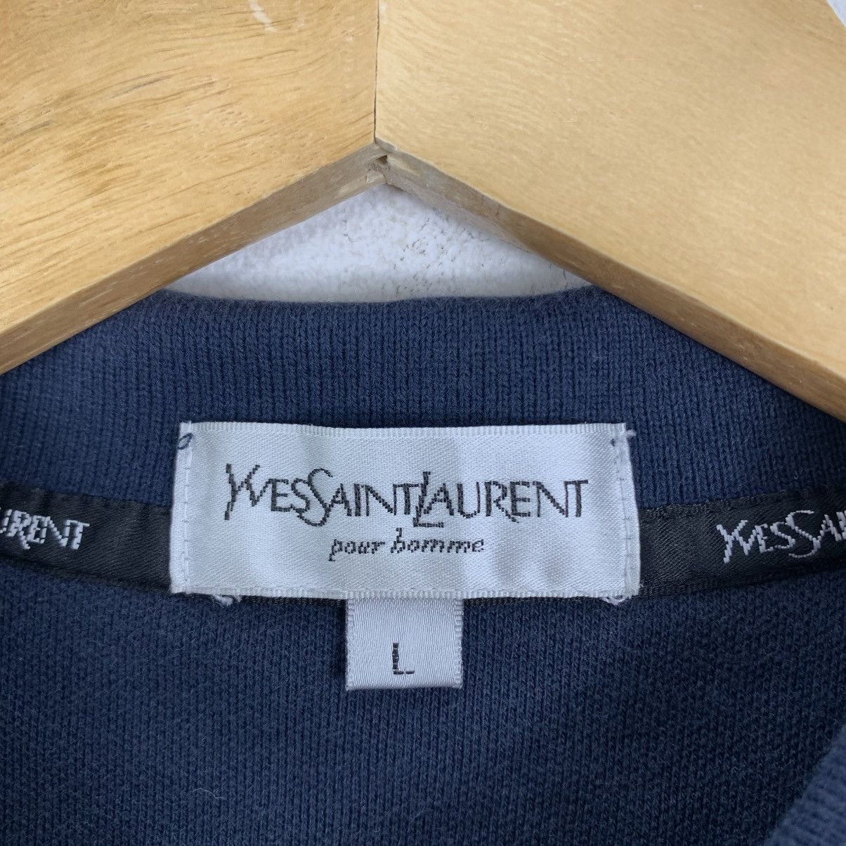 Yves Saint Laurent Vintage YVES SAINT LAURENT Ysl Pour Homme Polo Tshirt Size US L / EU 52-54 / 3 - 5 Thumbnail