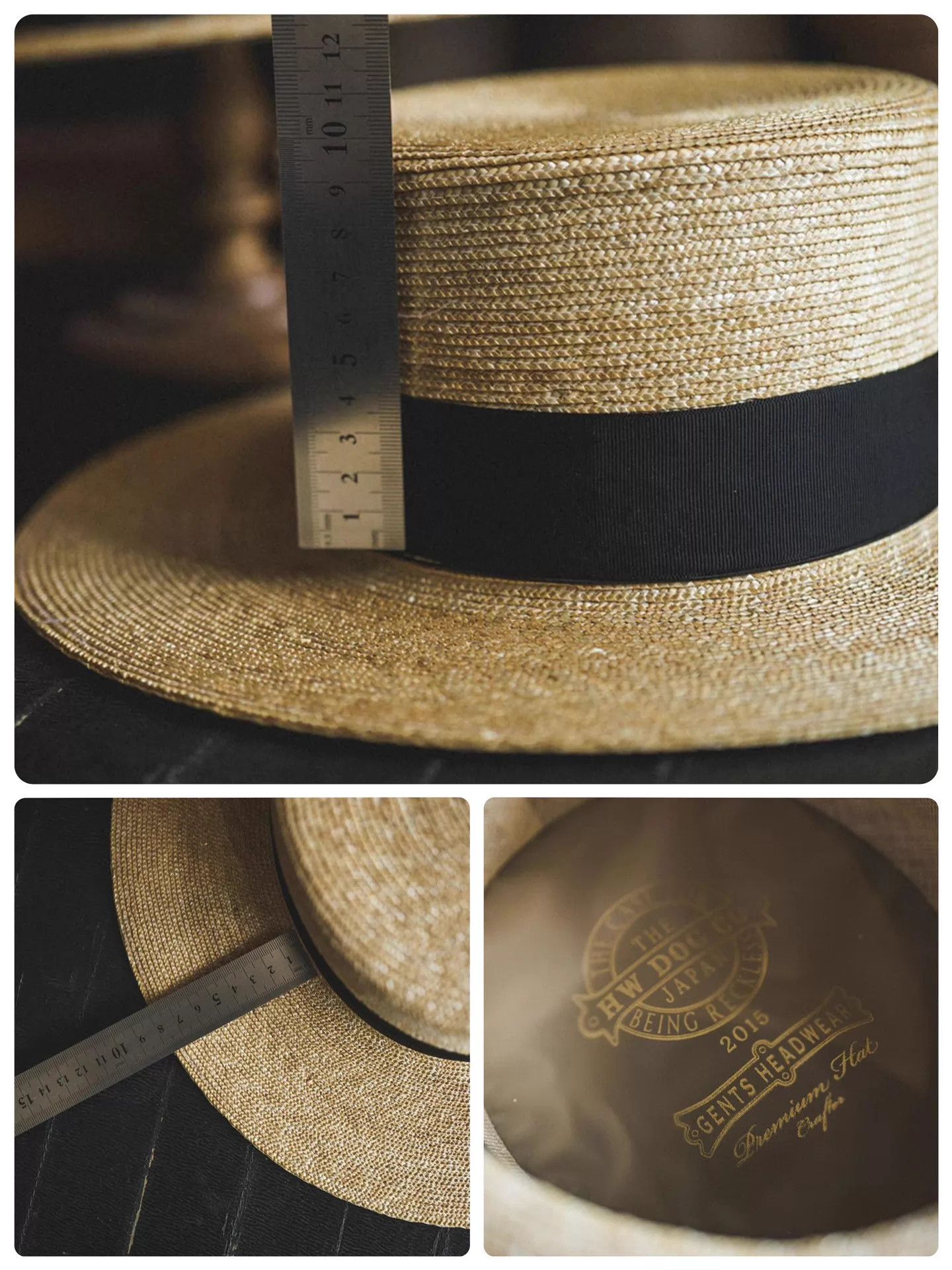 Other h.w dog&co Boater Hat natural 3 never worn Size ONE SIZE - 7 Thumbnail