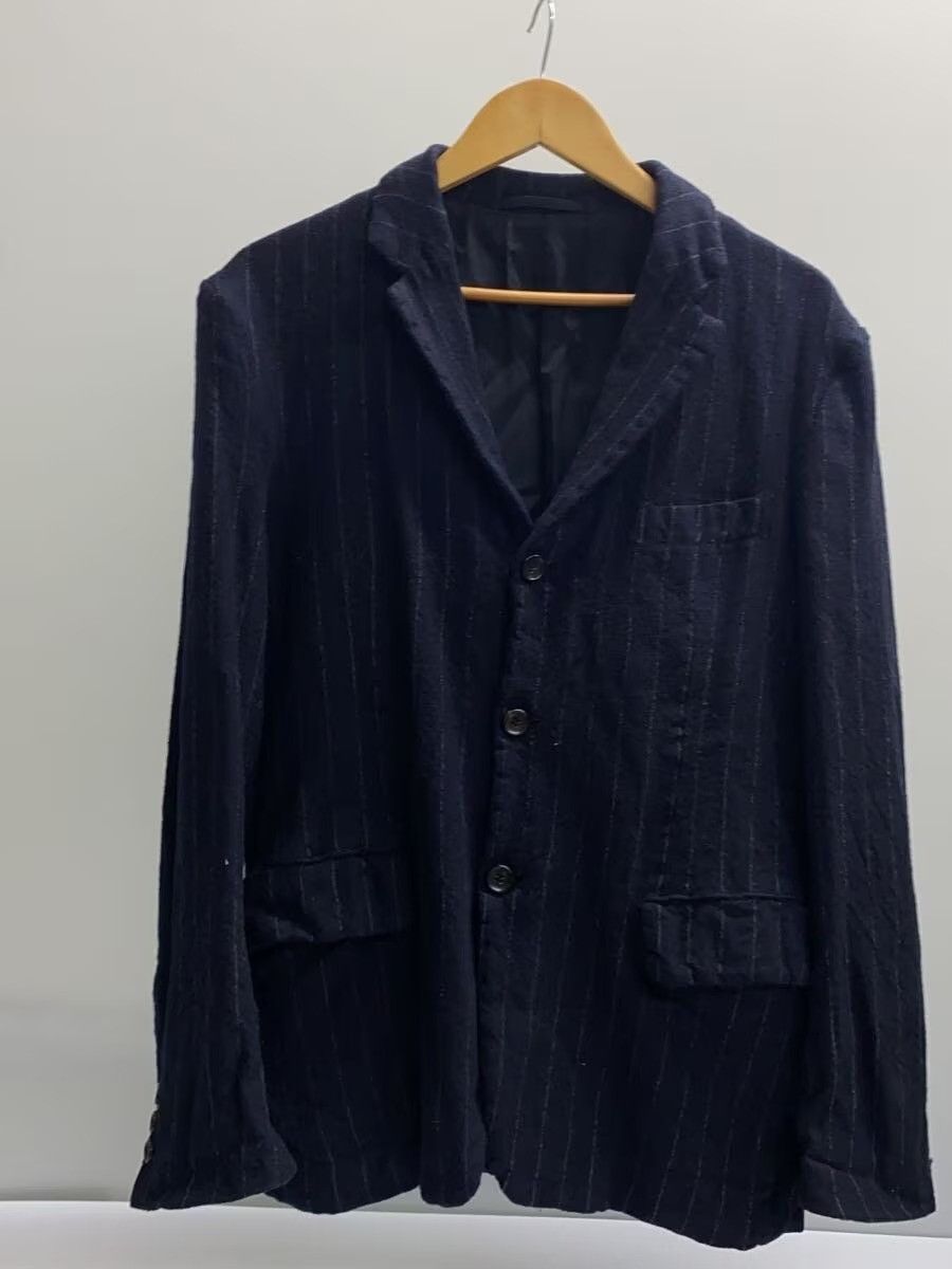 Comme des Garcons Homme Striped Wool Jacket Size US S / EU 44-46 / 1 - 1 Thumbnail